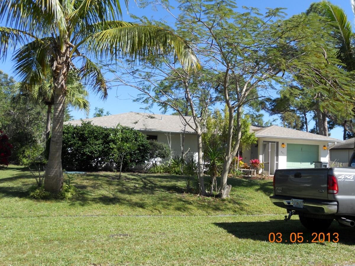 Located East of Floresta, this 3 bedroom , 2 bath home with a garage offers tile throughout, newly painted interior and exterior repainted within the last few years. Screen porch and fenced yard. Metal roof installed  in 2024.