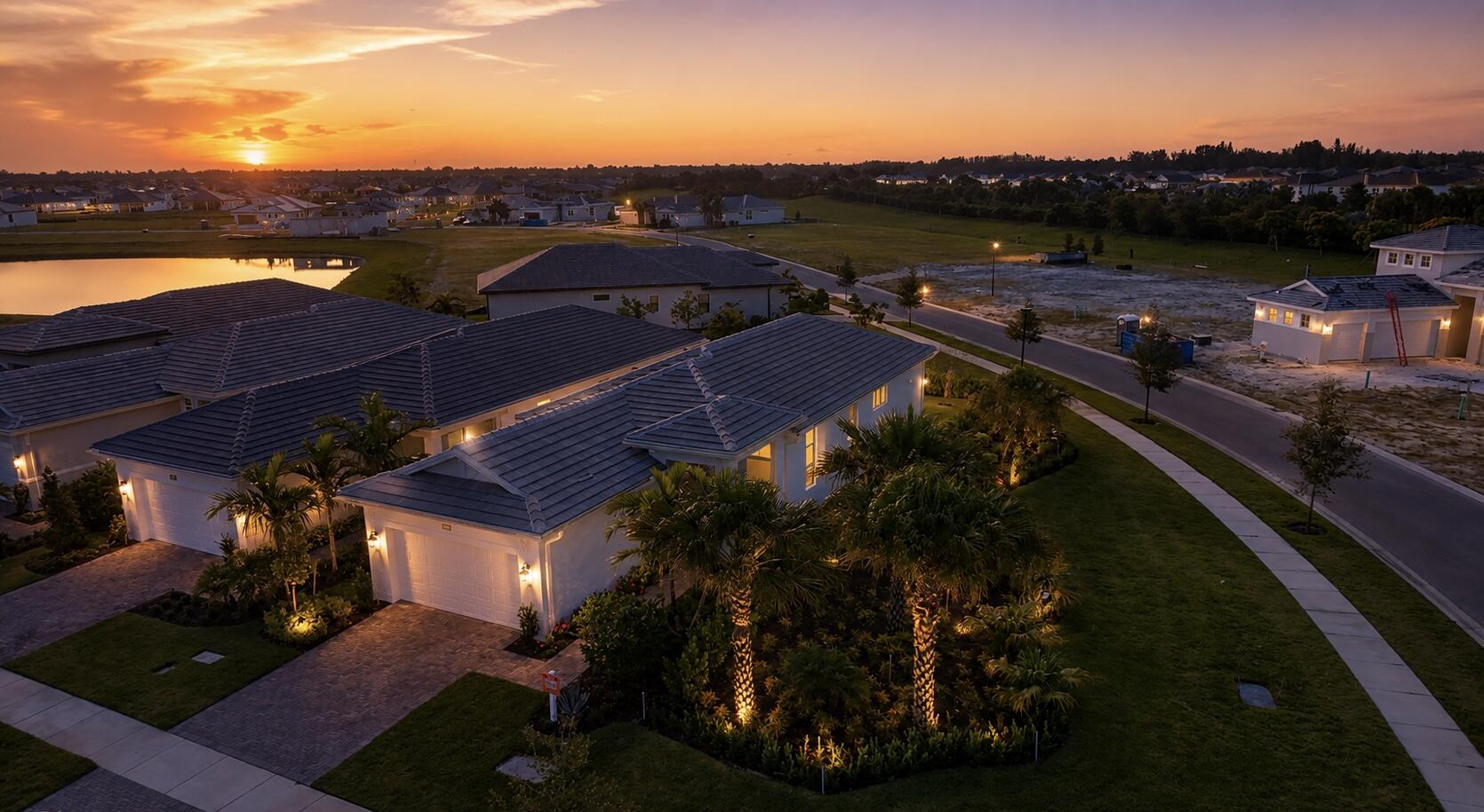 Experience elevated active-adult living in this newly built and beautifully upgraded Beverly model located in the highly sought-after gated community of Cresswind Palm Beach.  This newly built residence offers 2 bedrooms, 2 bathrooms, a versatile flex room and a 2-car garage combining thoughtful design with luxurious finishes.  The heart of the home is the stunning kitchen featuring premium countertops, abundant cabinetry, stainless steel appliances and an open concept layout that flows seamlessly into the spacious living and dining areas-perfect for both everyday living and entertaining.  Elegant, upgraded flooring extends throughout the main living spaces, creating a refined and modern feel.  The spacious primary suite serves as a private retreat with beautifully upgraded spa-inspired   bathroom showcasing designer finishes and enhanced features for everyday comfort.  The flex room is ideal as a home office, hobby room or guest space.  Enjoy the low maintenance lifestyle and world-class amenities that make Cresswind Palm Beach one of Palm Beach County's premier 55+ communities, including a resort-style pool and spa, state-of-the-art fitness center, pickleball and tennis courts, bocce ball, walking/biking trails, dog park and an active social calendar.  Complete lawn care, Internet and trash collection are included in the rent.  The Beverly model is known for its open layout, flex room and two-car garage making it one of the most popular floorplans.  Luxury, comfort and an exceptional lifestyle await-schedule your private showing today.