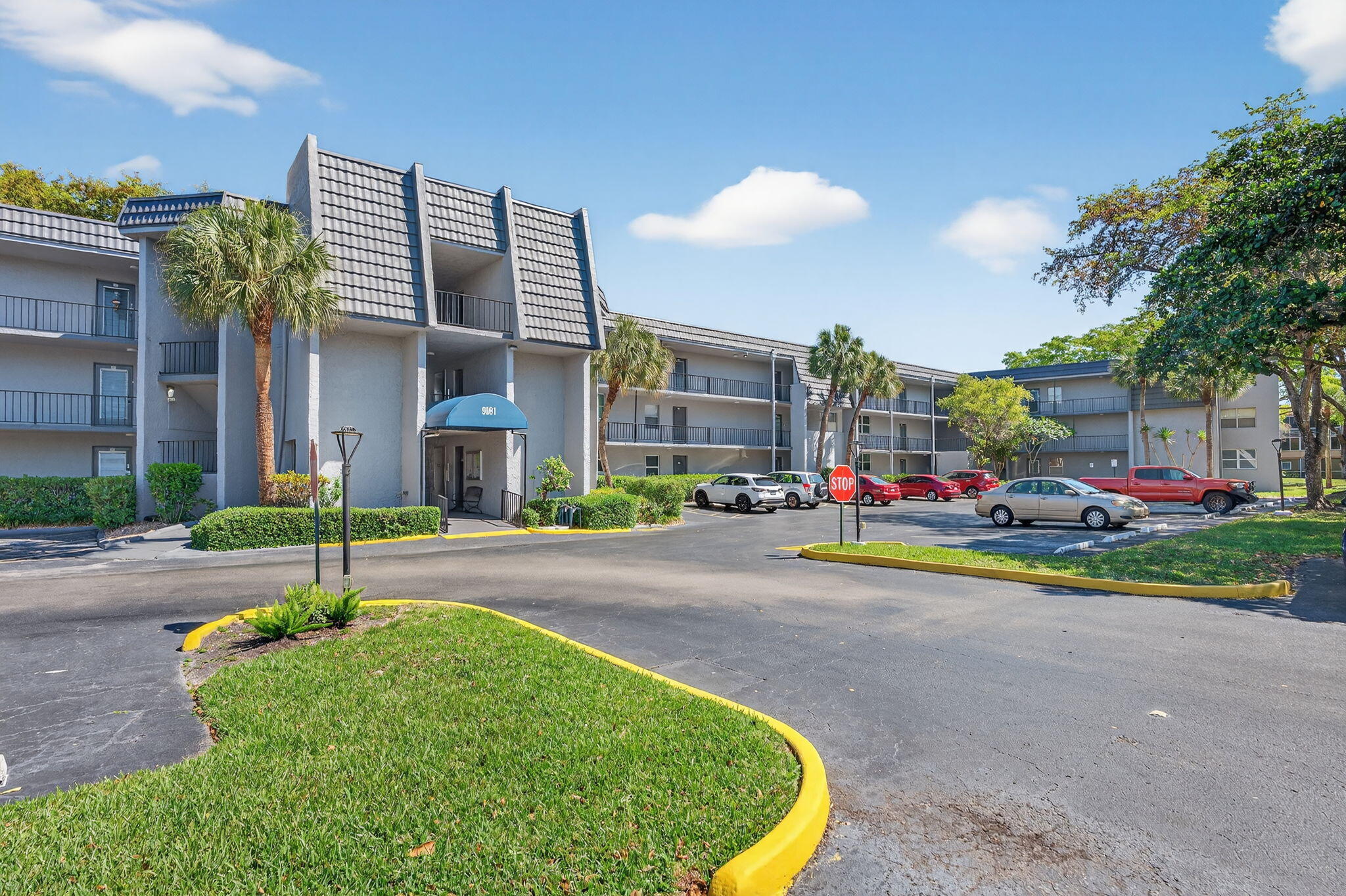 Fully remodeled 2nd-floor condo in the desirable Lime Bay Country Club community of Tamarac! Features a brand-new kitchen with white shaker cabinets, formica countertops, and stainless steel appliances. The master bathroom has been fully upgraded with matching cabinetry and a tiled shower, plus an updated half bath with new vanity and toilet. New wood laminate flooring throughout, fresh paint, and modern lighting fixtures. Enjoy a screened patio with peaceful views. Located in a 55+ community offering pools, clubhouse, group classes, and endless activities—perfect for the active retiree or anyone looking to downsize into a vibrant, well-maintained neighborhood. This property qualifies for a mortgage rate buydown of up to 3%!