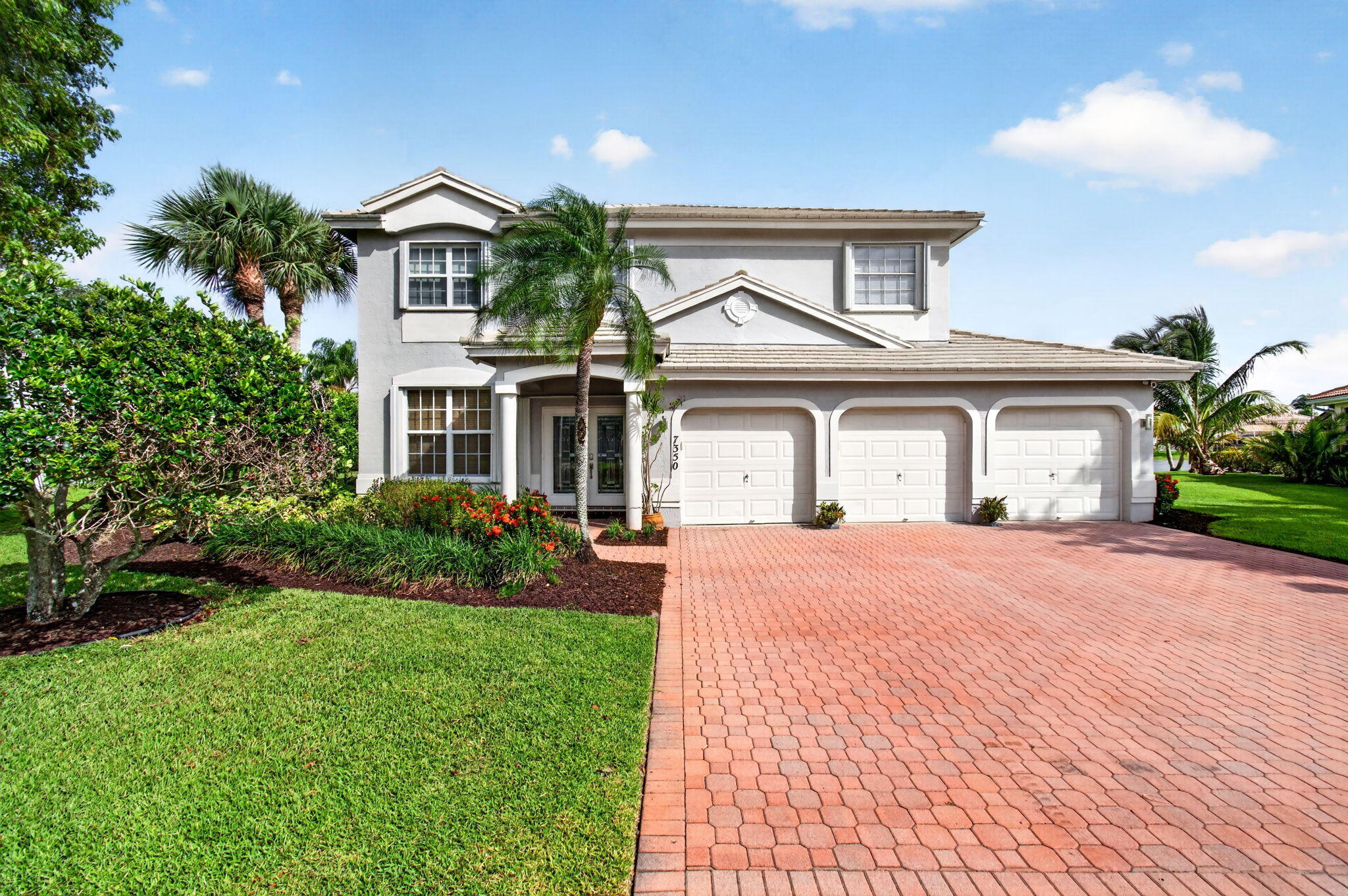 Stunning lakefront pool oasis situated on an oversized lot overlooking the largest lake in sought-after Lake Charleston. Located in a quiet, family-friendly community, enjoy amenities including a clubhouse, boat dock, pickleball, tennis, basketball, soccer fields, & pools. Walk to top-rated schools; Manatee Elementary, Christa McAuliffe Middle School, and Park Vista High School. Breathtaking water views & a newly resurfaced saltwater pool. Fully remodeled top-to-bottom & turnkey! New solar panels, energy-efficient A/C, all new floors, knockdown ceilings, remodeled kitchen/laundry/baths with standalone designer tub & lit mirrors. Custom Closets by Design in primary. Accordion hurricane shutters + impact windows. Epoxy floor in 3-car garage. Tesla Fast Charger! Average electric bill, $45/Mo.