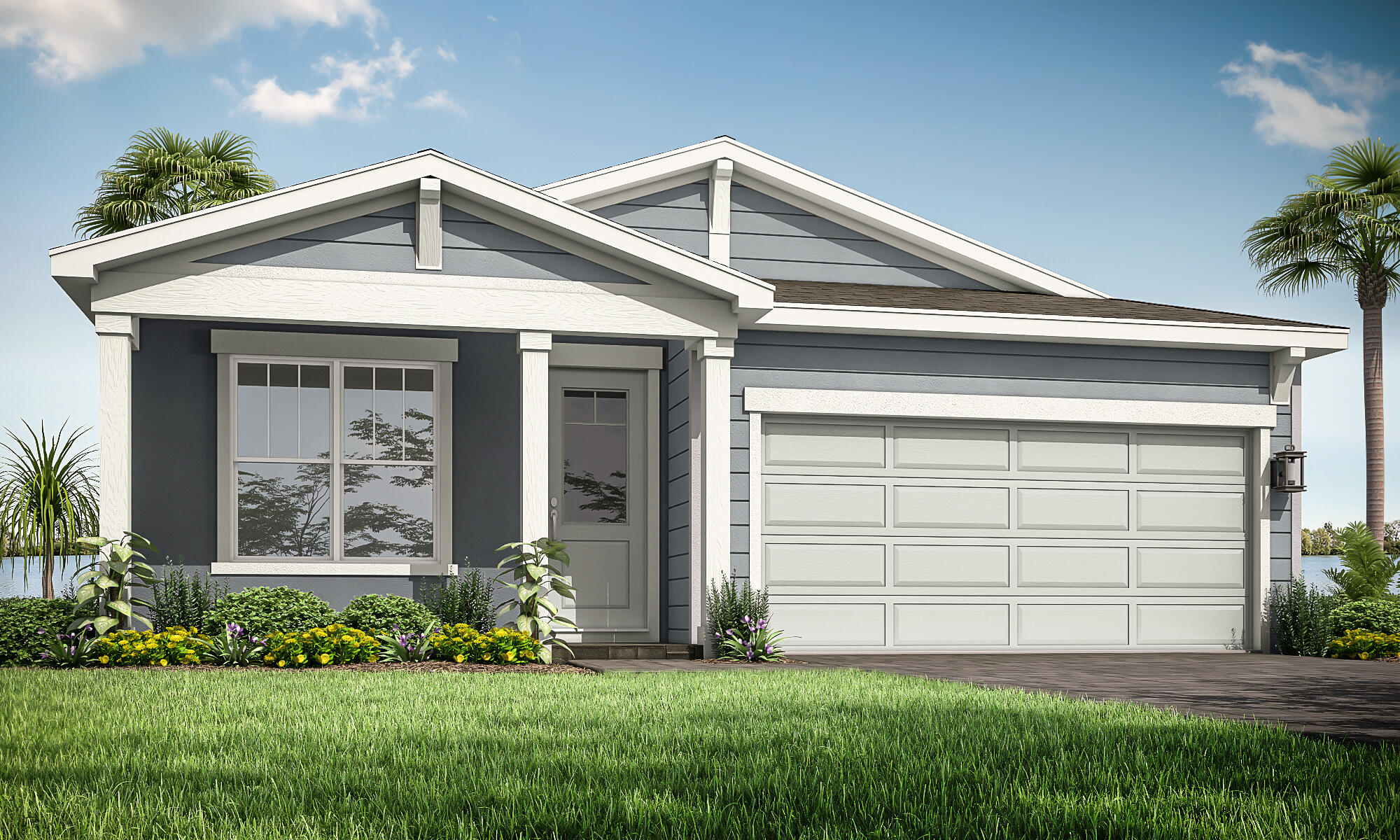 The Briar floorplan offers nearly 2,000 sq. ft. of open-concept living with 3 bedrooms, 2.5 bathrooms, and a spacious kitchen overlooking the great room and dining area. Enjoy a covered lanai and thoughtfully designed spaces perfect for everyday living and entertaining in the gated community of Kenley at Tradition.