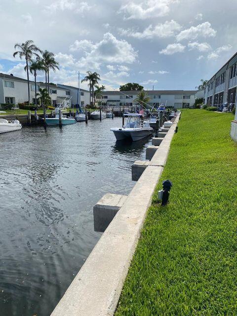 WATERFRONT, 1ST FLOOR CONDO!!! Discover Waterfront living in North Palm Beach. This 1-bedroom 1-bathroom condo offers an efficient and thoughtfully designed layout. Tile flooring throughout.  This is a Boaters Dream with Ocean Access and NO Fixed Bridges within minutes to Palm Beach Inlet!  Boat Docks for Rent when available accommodating up to a 38' vessel.  ALL AGES WELCOME! Great location steps to the community pool and common laundry facilities.  Great Location East of US1 and Northlake Blvd, close to PBI Airport, great restaurants and shopping.  Champion Gold Courses, white sandy beaches nearby!  A must See!  Low HOA!