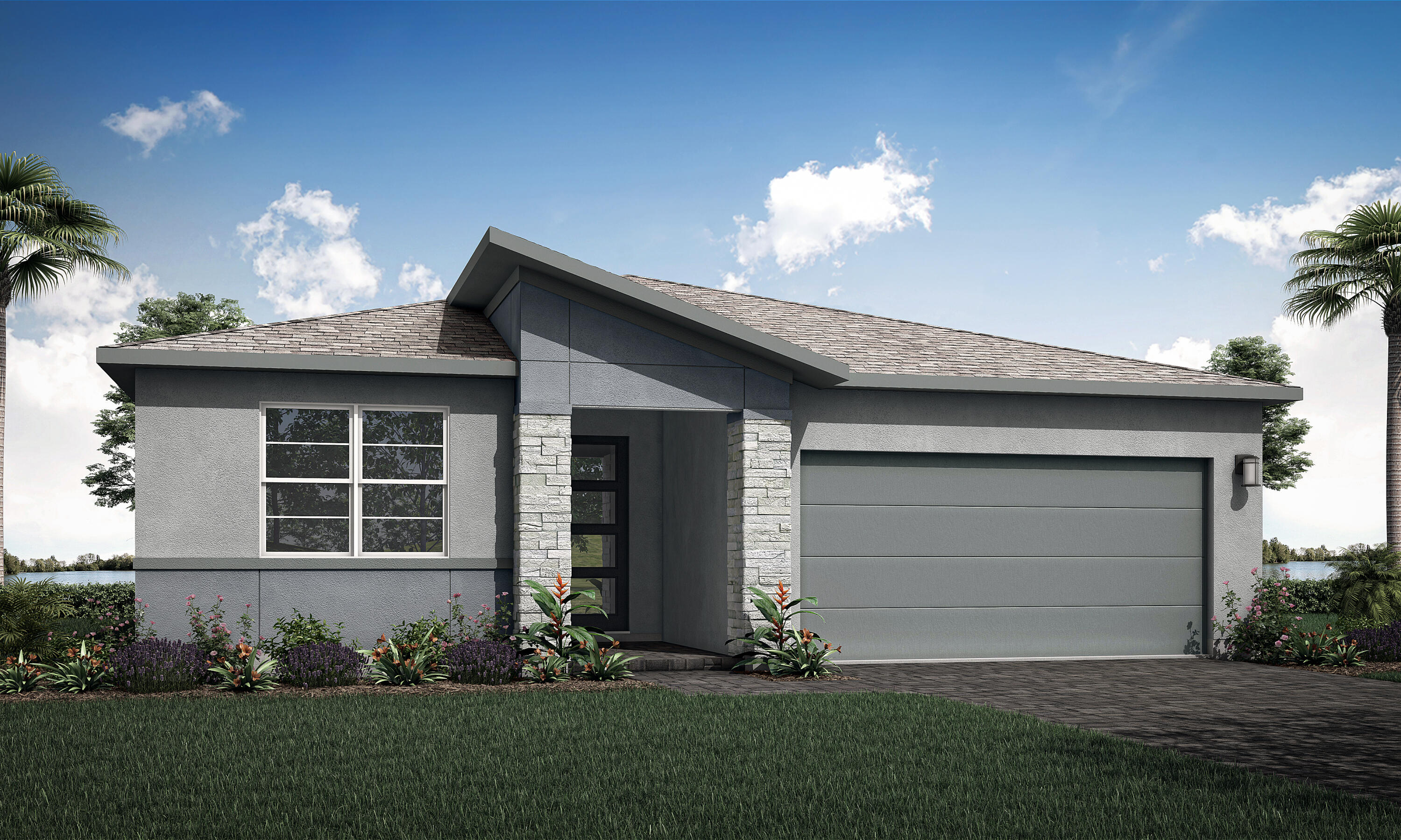 The 1,651 sq. ft. Caledon floorplan packs fantastic design in a layout that will inspire your every activity. The open-concept kitchen, dining and Great Room has a large breakfast bar and lots of natural light via well-placed windows. Bedroom 2 features an adjacent full bath, while the owner's suite at the back of the house has a walk-in closet inside its luxurious, private bath.