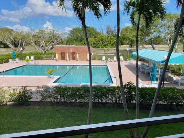 It's all about LOCATION.  Large 1,300 SF 2 Bed/2 Bath Condo in desirable East Boca.  Unit has a great layout with split bedrooms and relaxing pool view.  This original unit needs TLC, is priced to sell and ready for you to choose your updates.  Close to everything ... beaches, shopping, restaurants, FAU, hospitals.  This all-age building is also pet friendly. Monthly maintenance fee includes Amenities, Cable, High-Speed Internet, Pest Control, Water + more. Current Assessment paid by Seller at Closing.  All offers due by Monday, May 15th at 5:00 pm.