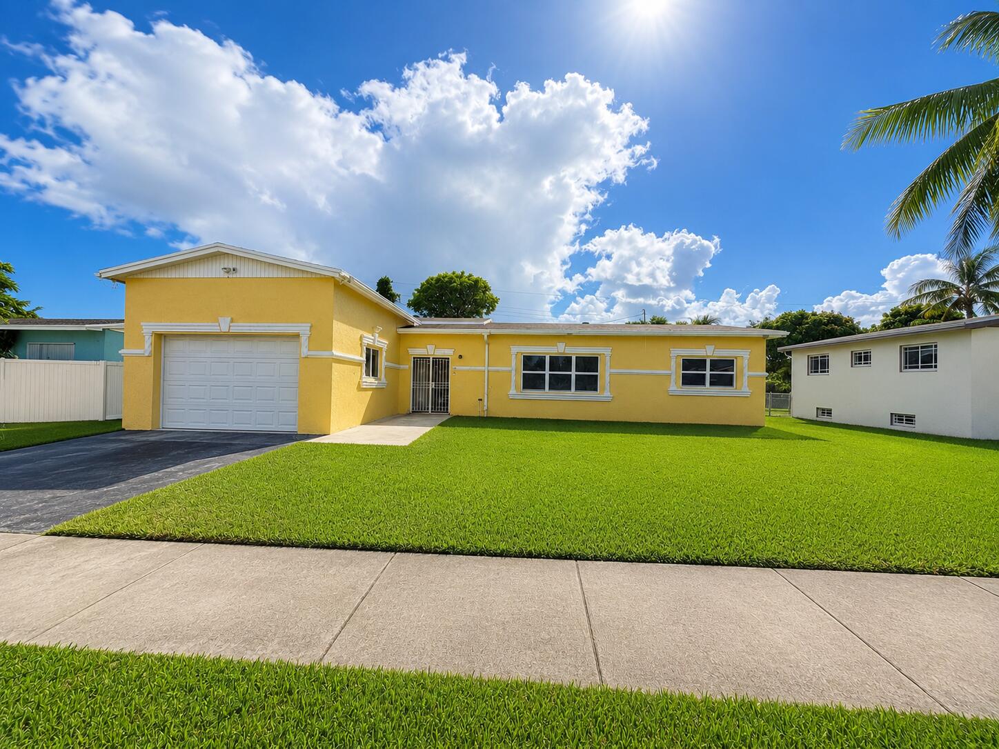 Welcome to this charming three-bedroom, two-bathroom residence located in Miami Gardens, FL. This two-story single-family home offers 2,167 square feet of finished living space, providing ample room for comfortable everyday living.  The master bedroom is located on the first floor.  A large basement which can be another bedroom or a game room.  The garage is converted into a bedroom  and can easily be turn back into a car storage area. The thoughtful floor plan includes three generously sized bedrooms and two full bathrooms, ideal for those seeking functional, well-organized living quarters. This property presents an excellent opportunity for buyers seeking a solid, established residence in the Miami area. A large backyard for family enjoyment or event put a pool. Impact windows and doors. Call Jeanwilson for any questions.  By appointments ony