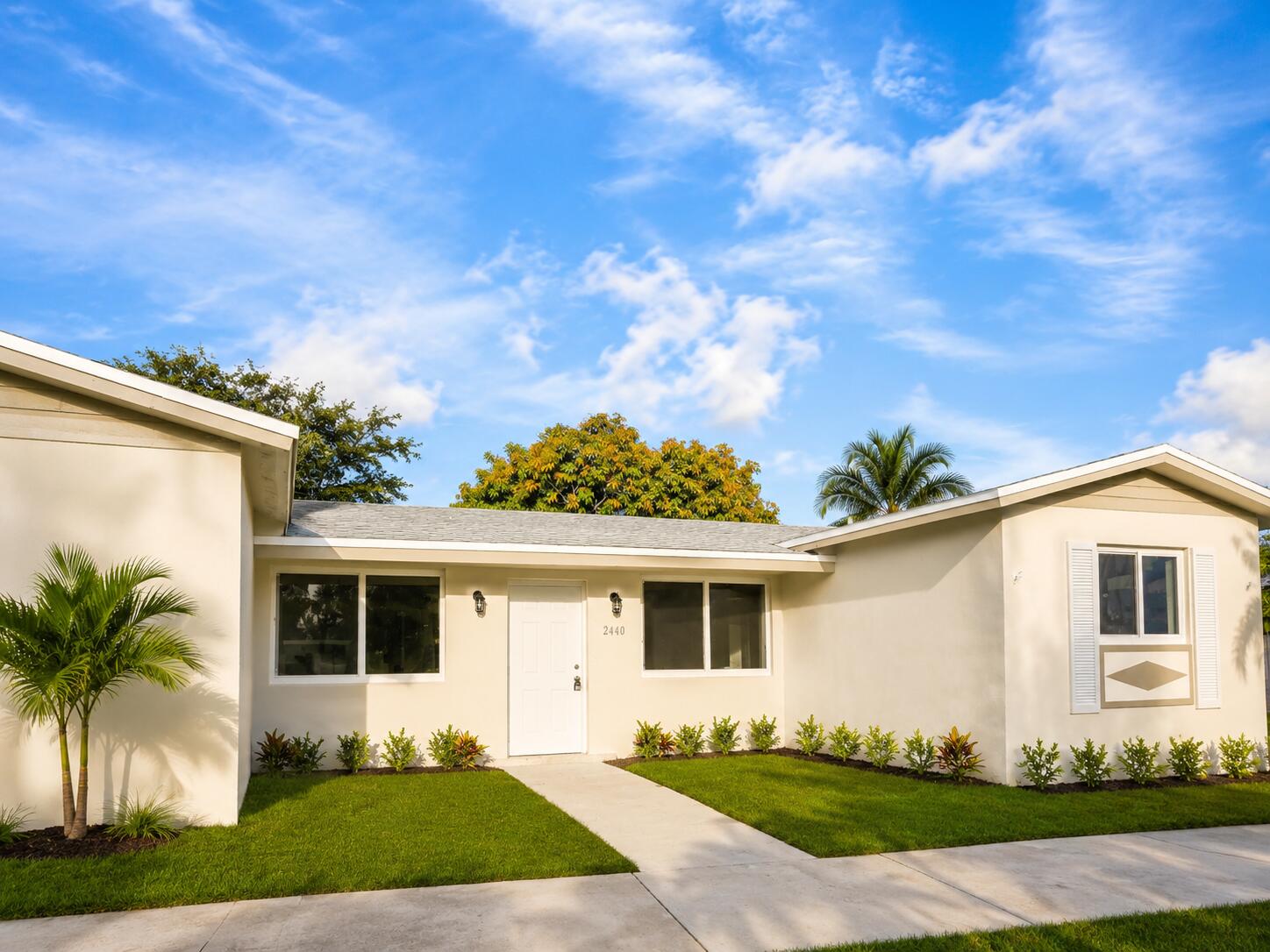 Welcome Home! Beautiful fully renovated 4-bedroom, 3-bathroom home located in the heart of Sunrise near the Turnpike and Sunrise Blvd, featuring two spacious primary suites, approximately 2,100 sq ft under air, situated on an oversized 7,204 sq ft lot with no HOA, a huge garage, and an expansive backyard; this move-in ready property has been completely upgraded with a 2022 roof, 2026 impact windows, 2026 tankless water heater, brand-new appliances, a stunning new kitchen, updated bathrooms, new vanities, luxury vinyl plank flooring throughout, brand-new baseboards, recessed lighting, and fresh interior and exterior paint, making it a perfect opportunity for a primary residence or investment property—just bring your suitcase and start your new chapter; seller is motivated and easy to show.