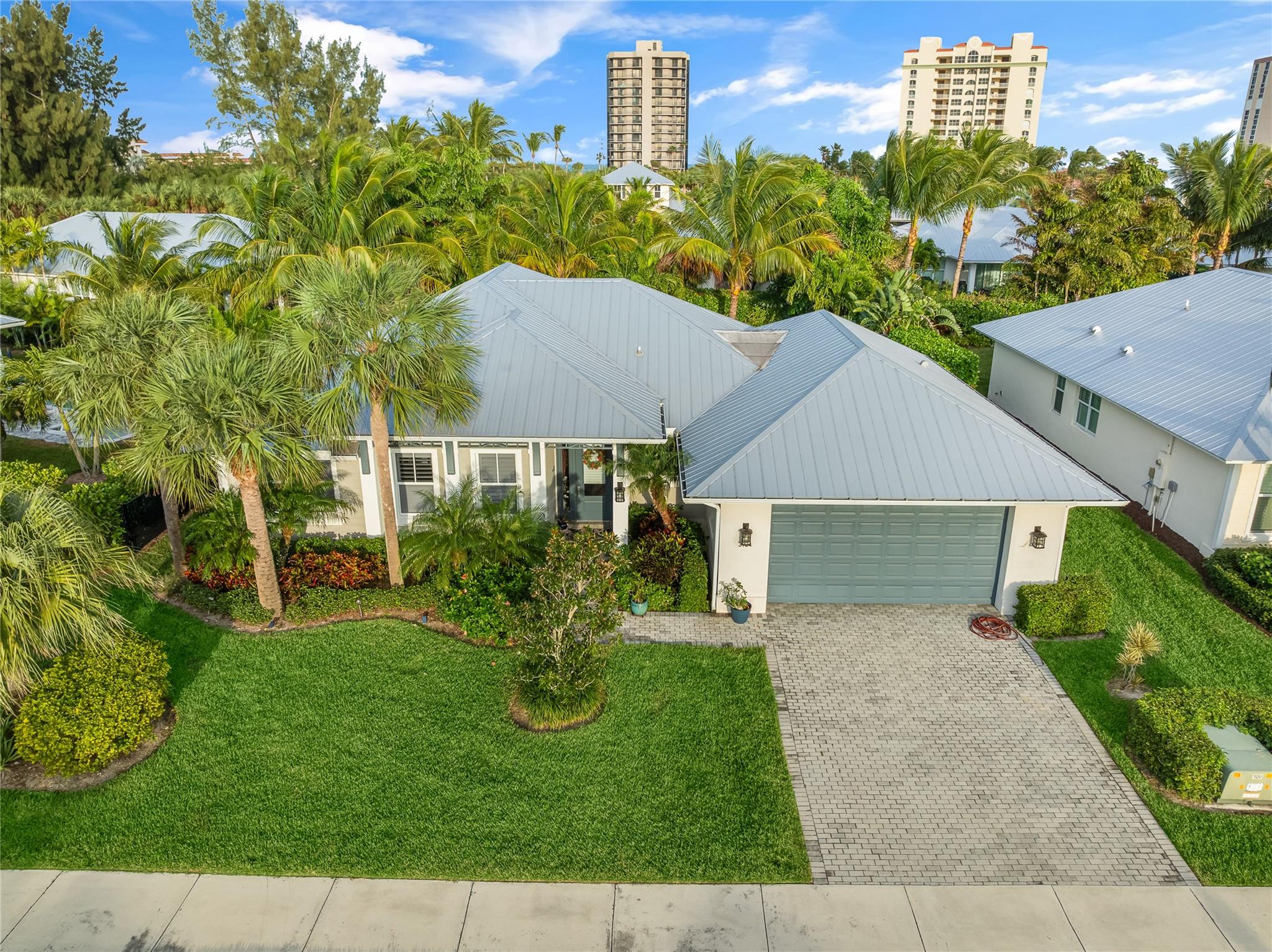 Enjoy the best of the tropics in this open and airy floor plan. This 4 Bedrooms 3 bath pool home is located in the unique enclave of Tarpon Flats. Only 38 homes directly across from the beautiful beaches of North Hutchinson Island. Pool & patio nestled are in the peaceful garden. Home features impact glass ,metal roof, Icynene insulation, newer a/c and hot water heater. Walk or ride the miles of trails that meander along the Indian River. Enjoy rocking chairs on the dock, and launching your kayak or paddle board adjacent to the community tike hut and pool. Private beach access. Fenced yard.