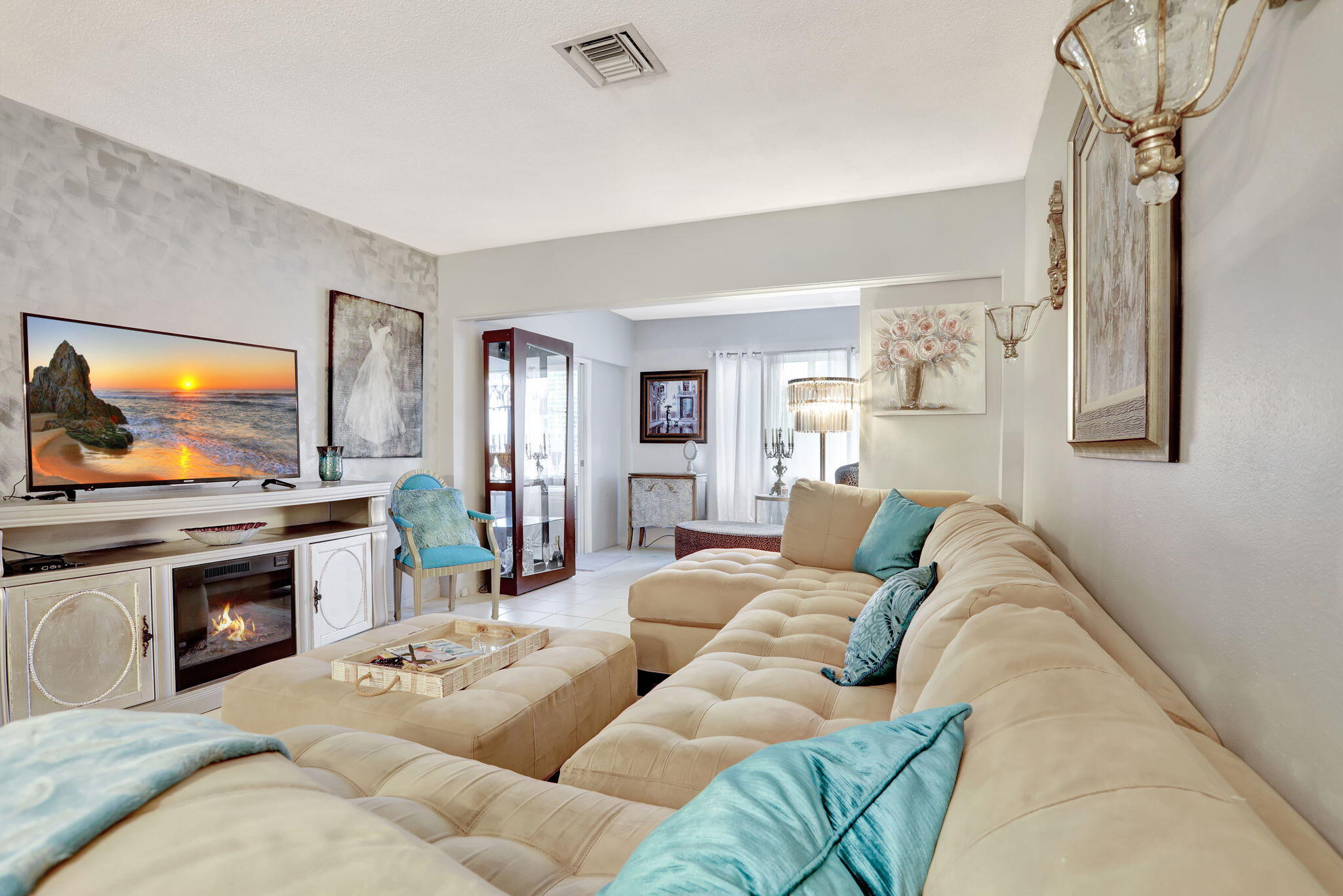 Turnkey charming 1-bedroom, 1-bathroom home nestled in the Venetian Park Gardens community. This 2nd floor unit is thoughtfully laid out and maximizes functionality. The home features a remodeled bathroom, neutral tiles, and a spacious enclosed florida room that can be utilized as a 2nd bedroom. Remodeled closests for maximum storage and designer finishes. This friendly, active 55+ community has a heated pool, clubhouse, shuffle board and other amenities. Located East of US1, it is a short drive to the beach and close to grocery shopping, restaurants, post office and more. his home features an updated kitchen, neutral tile floors, central A/C, and an expansive florida room that can be used as 2nd bedroom