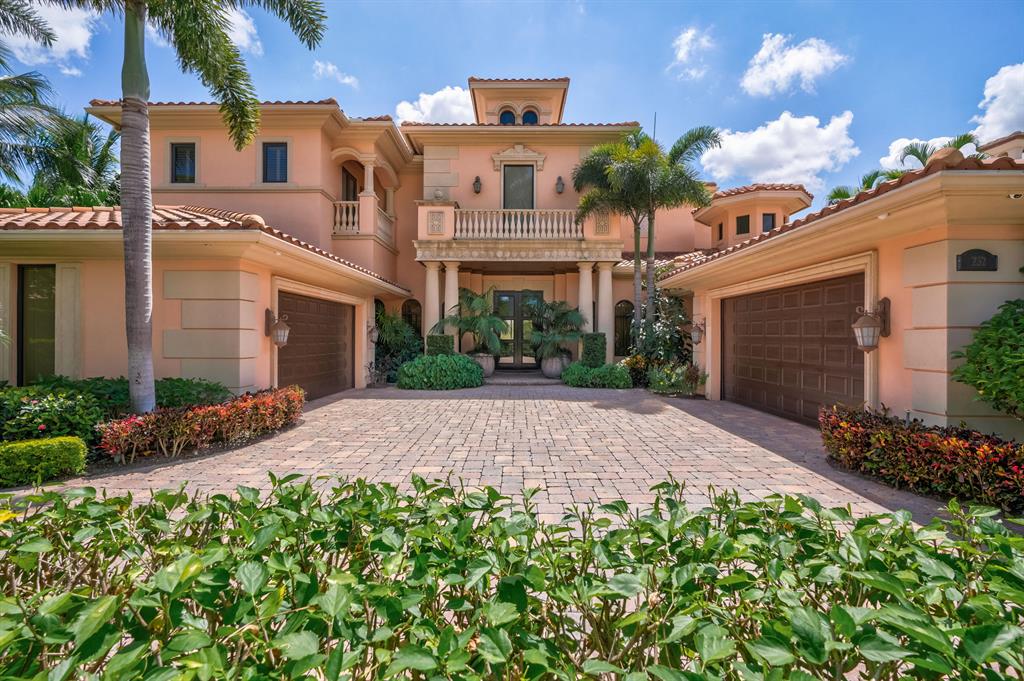 Mirasol grandeur at its finest! No detail has been spared in this spectacular home featuring a sought-after location with a southern exposure overlooking a wide lake and views of the 16th and 17th fairways of the Tom Fazio Sunrise course. 7,900+ Sq. ft of luxurious living & entertaining spaces. Impressive architectural details & custom millwork, marble floors and exquisite lighting & window treatments throughout the home. Private Theatre with power leather seating for 6. Master Bedroom Suite includes separate spa-like His & Hers baths, dressing area and room-sized walk-in closet. Game Room/Media Room with full wet bar and built-in desk. Lushly landscaped with marble deck, vanishing edge heated pool and spa. Golf available. Prepare to be wowed as you arrive at this expanded Casa-Del-Playa, a truly stunning property located on the sought-after Via Palacio in the prestigious Mirasol resort community. Utterly captivating both inside and out, no luxury was spared in this superior home.  Featuring soaring ceilings, an open floor plan and a spectacular outdoor oasis.  This light filled 5 bedroom, 6 full, 3 half baths residence is a true show-stopper!
Living Room featuring detailed coffered ceiling, gas fireplace and well-appointed wet bar. Gourmet Kitchen boasting custom cabinetry, breakfast bar and adjoining Breakfast area. Here, guests are sure to enjoy your gourmet creations prepared in this chef's dream kitchen.  An elegant blend of custom cabinetry topped with fine granite that makes quite a statement.  Equipped with professional grade appliances, an abundance of pantry and storage space and a casual dining area with stunning backyard views, this kitchen is sure to impress. Elegant Dining Room appointed with designer finishes and marble floor with inlay border. Handsome Library/Home Office featuring full wall built-in. 
Enter the luxurious 1st floor Master Suite to immerse yourself in luxury that includes amenities worthy of any 5-star hotel. Drenched in light cascading in from large windows, the Master bedroom boasts a room sized walk-in closet with built-in custom shelving, a large dressing area with coffered ceiling and separate "His & Hers" baths to assure the utmost in privacy and comfort. They each boast chic custom vanities with granite counters and oversized glass enclosed showers, while a large Jacuzzi tub in the "her" bath is the perfect place for ultimate relaxation at the end of the day.
Four spacious guest bedrooms, each with en suite baths provide a private retreat for all family and guests. 
Enjoy the convenience of the second level Game Room/Media Room fully equipped with a wet bar, dishwasher and under counter refrigerator. Family game nights and TV time are sure to be enjoyed in this well-designed space that overlooks the first level. 
1st and 2nd floor Laundry Rooms, elevator, all impact resistant windows and doors. Four car garages (2 on each side) with wide circular driveway.    
And there's more... Step outside to revel in the comfort of your own private backyard oasis â€“ This lushly landscaped property with stunning lake and golf views is highlighted by a 1500 sq ft travertine deck surrounding a vanishing edge pool and raised spa. Dine al fresco beneath the covered patio on meals prepared in the custom designed summer kitchen complete with gas grill, sink and granite counter top. For everyone's convenience, an indoor cabana bath is just steps away. Clearly, vacationing at home has never been more enjoyable!

Upon viewing, you'll undoubtedly see that this home is truly a one-of-a-kind home...a private retreat in the midst of a world class resort community. It's a property that's nothing short of perfection.