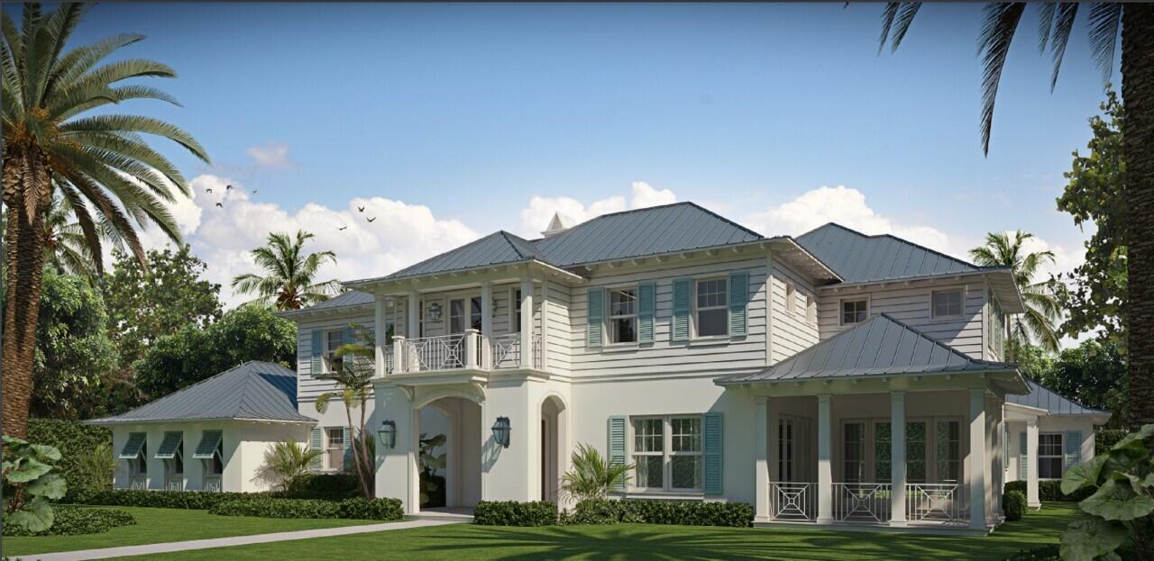 An architectural gem, this British West Indies estate-style home is ideally located on a coveted South of Southern street lined in Banyan trees and ending in a cul-de-sac. Perfect for families and entertaining, this newly constructed home on an oversized lot (28,500 sq. ft.) features a resort sized pool (36''x18'') and an elegant covered loggia. Boasting 7,987 square feet (6,596 sq. ft. under air), this unique home features: 5 bedrooms and six and a half baths; a gourmet chef's kitchen with Wolf appliances, double Sub Zero refrigeration systems, and a butler's pantry; an oversized master suite featuring vaulted ceilings, a fireplace, and an oversized closet with two islands and a vanity; two laundry rooms (upstairs and downstairs) and a great room with vaulted ceilings leading to out to the loggia.

Be the first person to call this majestic property home!

Completion, November 2021