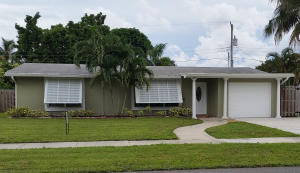 Treasure Island. One of only 2 freshwater islands in PB county. 40 homes most on navigable canals. Sellers relocating for work offers a unique opportunity. Solidly and honestly built in 1960. Smartly expanded, upgraded around 2006. One way in, same way out across small bridge offers a sense of safety. Seems secluded yet within walking/biking distance to all possible amenities, shopping and conveniences. 3 miles to pristine beaches, major hospital. Home kept immaculate, a pleasure to show with notice.
