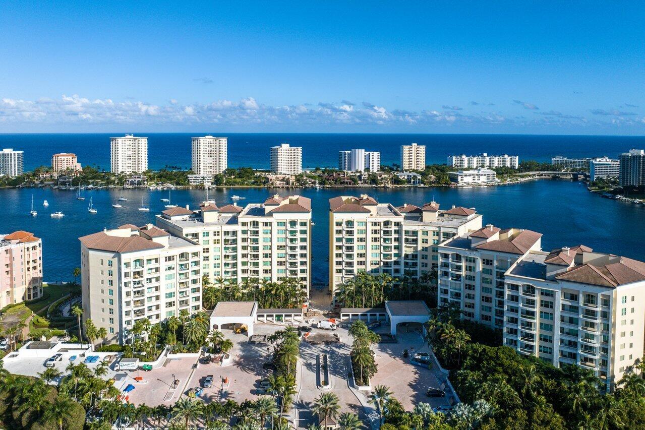 600 SE 5th Avenue # 807S |This exclusive 8th floor residence in the esteemed Mizner Grand, a luxurious full-service building located on the extraordinary grounds of The Boca Raton. As you step off the private elevator, you're welcomed into 4,221 sq ft of living space graced with polished marble floors and a clean, contemporary design with upgraded finishes The expansive Living area faces extraordinary unobstructed picturesque Lake Boca water views. The oversized primary suite with views of Lake Boca, features a sitting area, access to a private balcony, two separate baths, & a spacious custom walk-in closet. This beautiful condo also offers a recently updated kitchen, 3 private En-suites guest rooms w/ stunning views of the city & golf course from their private western-facing balconies. offering breathtaking, unobstructed views of Lake Boca & the ocean. Includes 2 private, indoor assigned parking spots. Assessment paid in full by Seller. 

Mizner Grand offers unparalleled privacy and security with double guard gates, valet services, and on-site management. Amenities include fitness centers, spa, card rooms, lounges, game rooms, billiards, two intracoastal front pools, coffee & snack service daily.