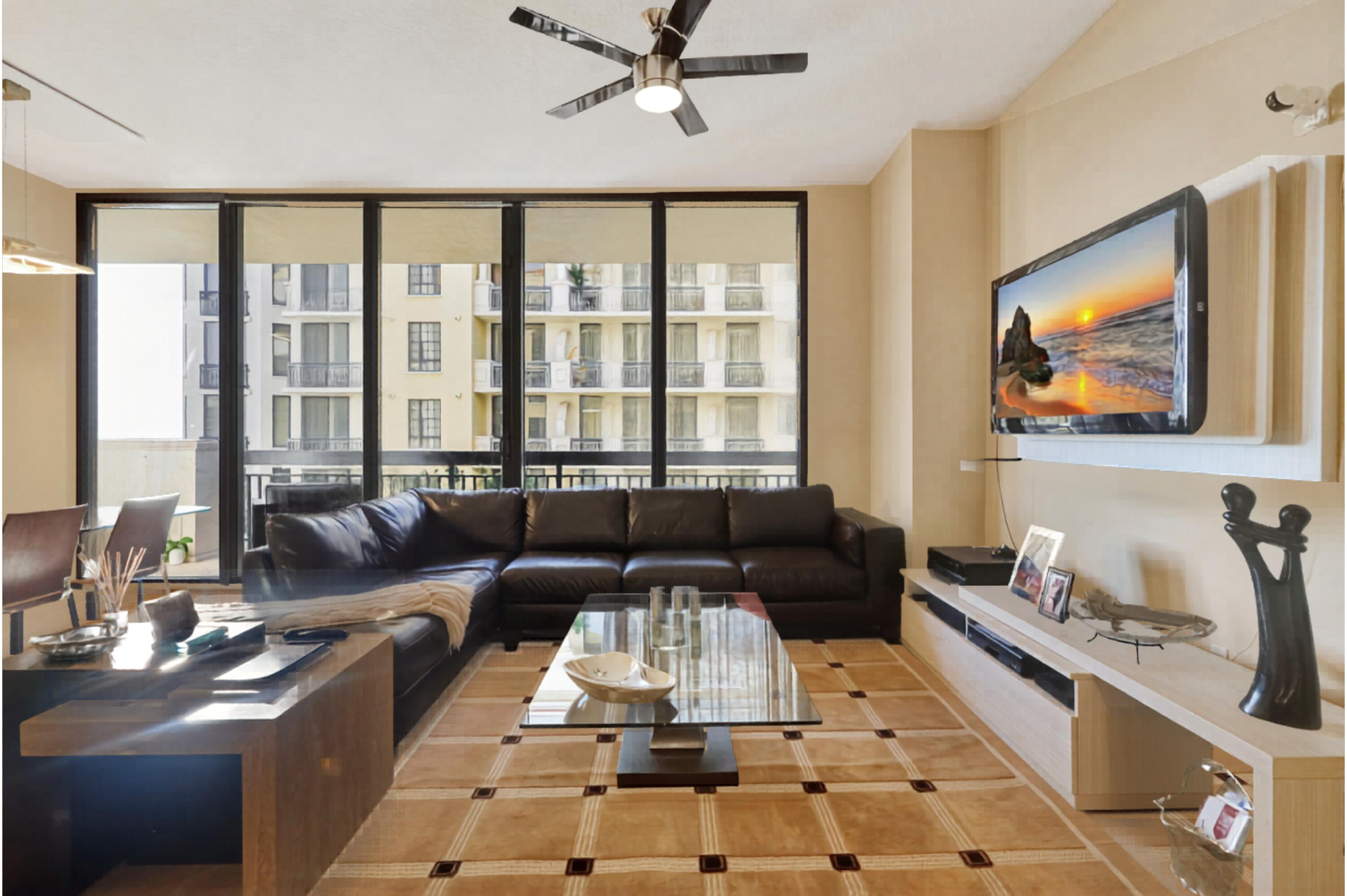 Experience an UNFURNISHED/FURNISHED- full-service lifestyle at Two City Plaza—one of downtown West Palm Beach's premier luxury residences. This pristinely maintained penthouse offers 2 bedrooms, 2 baths, soaring 11-foot ceilings and floor-to-ceiling glass An expansive 45 feet private balcony—accessible from every room—. Inside, enjoy elegant marble flooring and a beautifully upgraded kitchen featuring 42-inch solid wood cabinetry, generous counter space, and abundant storage. The spacious primary suite includes a sitting area, direct balcony access, a stunning bathroom Roman Tub and bidet  Garage parking one space,  Ideally located in the heart of downtown West Palm Beach, this residence places you just moments from world-class dining, shopping, nightlife, and cultural attractions. Residents of Two City Plaza enjoy resort-style amenities including 24-hour security and concierge, a rooftop pool and spa, sauna and steam rooms, a fully renovated state-of-the-art fitness center, outdoor kitchen with BBQ area, indoor and outdoor theaters, club room, table tennis, lanai courtyard with water feature, a rooftop dog park, complimentary valet parking, and exceptional full-service staff. Centrally positioned across from One Flagler, just minutes to Palm Beach International Airport, and within close proximity to Worth Avenue, this penthouse delivers the ultimate blend of luxury, location, and lifestyle.