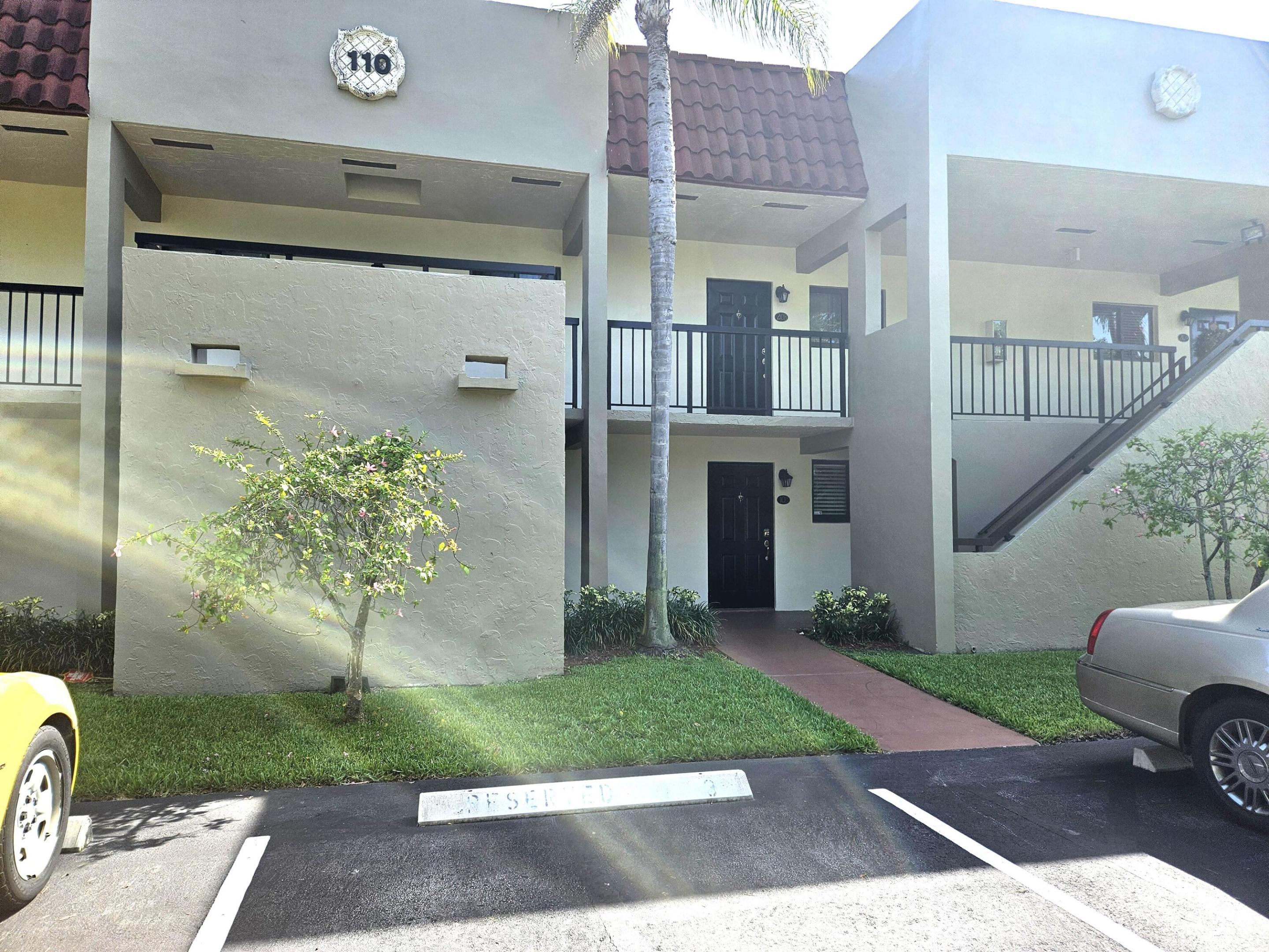 Move-in ready ground floor updated condo in desirable East Boca near FAU, downtown Delray Beach, and beautiful beaches. This two bedroom two bath has an ideal layout with two separate elegantly updated bathrooms right next to the bedrooms, making it functional for potential roommates. This unit has impact windows, 2024 A/C, 2026 water tank, SS appliances, new smooth coat finish ceilings throughout, brand new vanities, new closet doors, and new blinds.  Washer and Dryer included. Peaceful garden view making this a quiet relaxing location and ready for a new tenant!