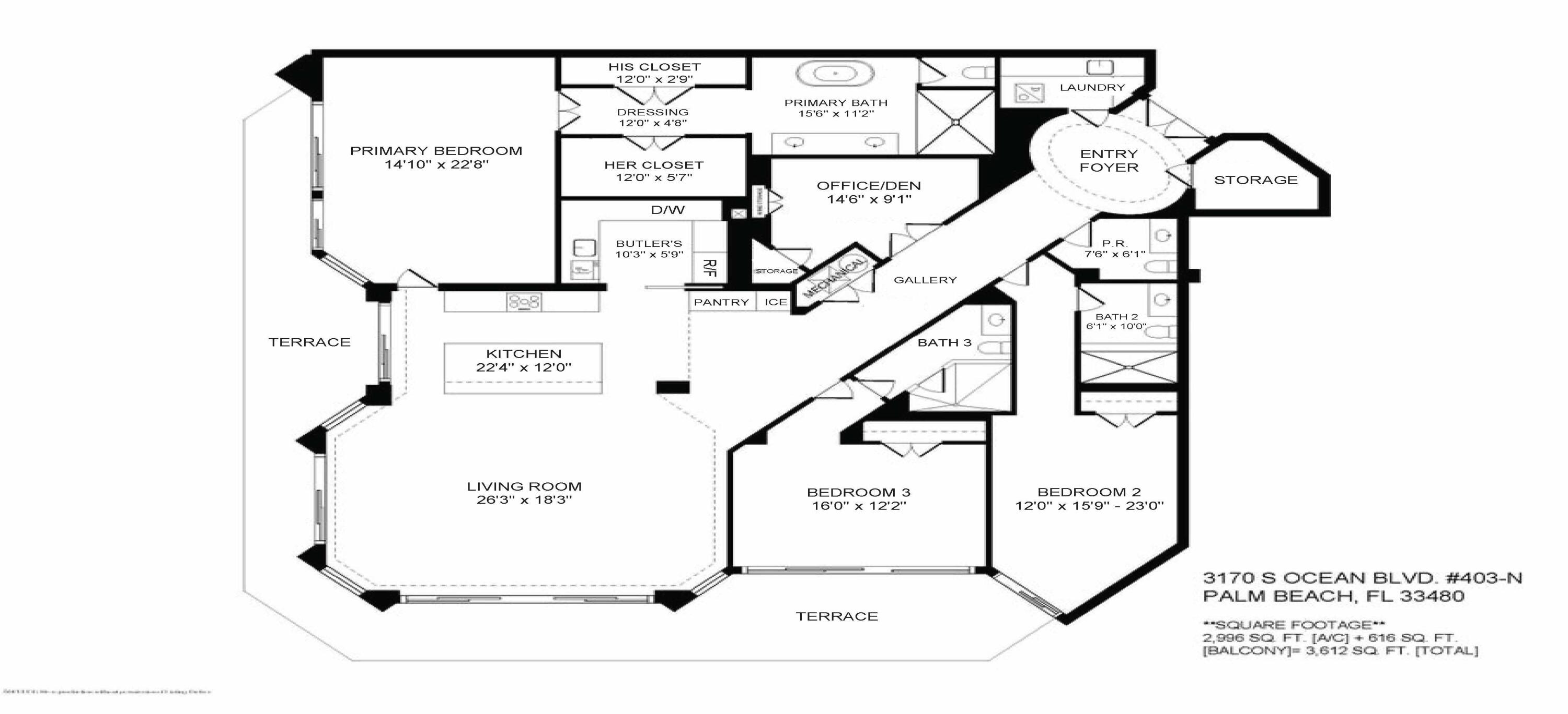 ENCLAVE OF PALM BEACH COND DECL FILED 2-12-85 IN - Residential