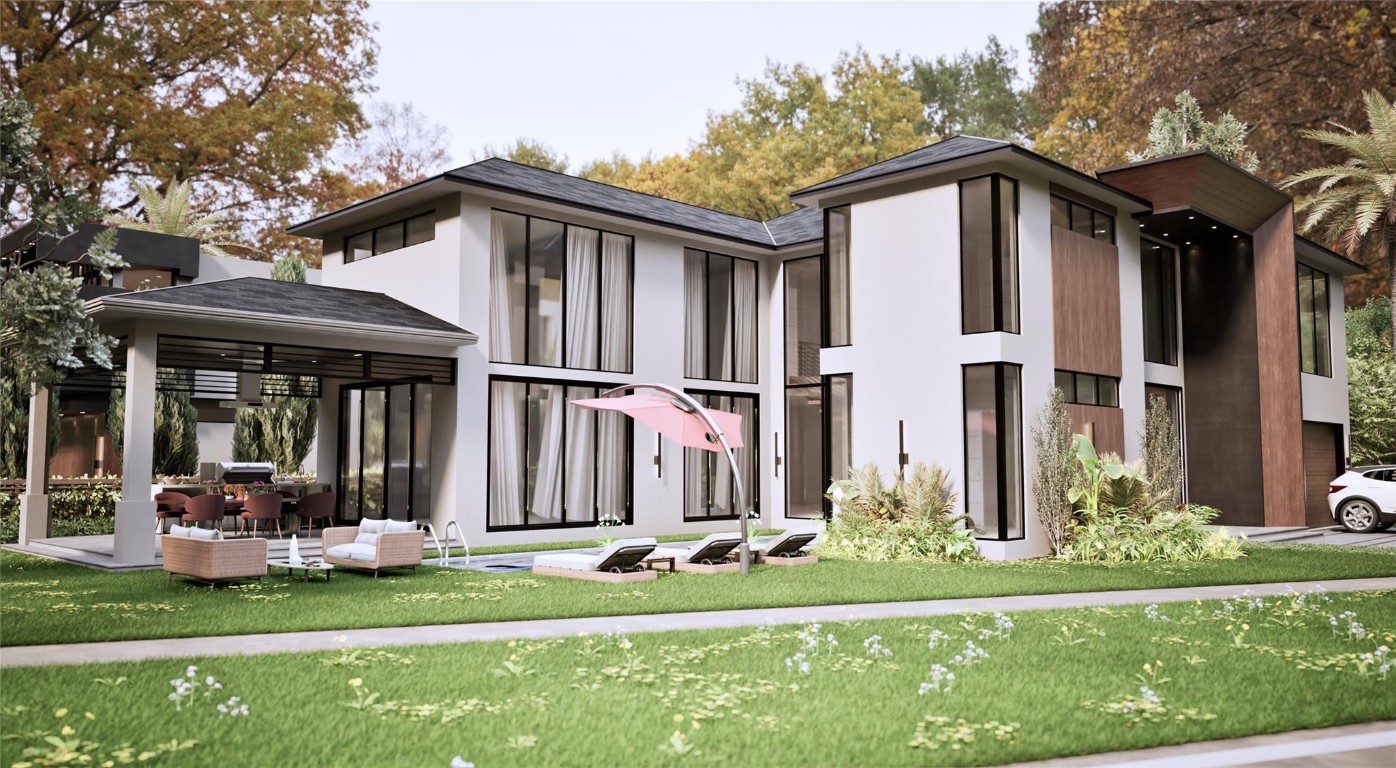 Modern Masterpiece in Rio Vista by Local Award-Winning Design Builder Cabot Edewaard is now under construction! Offering 5 bedrooms, 5.5 baths of sleek, contemporary living. Situated on a coveted corner lot in the prestigious Rio Vista neighborhood, this residence blends architectural elegance with cutting-edge design.Soaring ceilings, expansive glass, and curated finishes create a light-filled sanctuary, while the open-concept layout flows seamlessly to a private outdoor oasis featuring a salt-filtered pool, summer kitchen, and lush tropical landscaping.Anticipated Completion for Winter 2026.