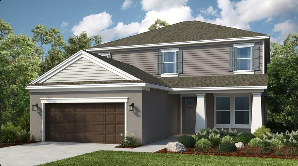 New Construction - August Completion! Built by America's Most Trusted Homebuilder. Welcome to the Bahama at 9322 SW Lorenzo Way in Central Park. This two-story Bahama floor plan is thoughtfully designed for relaxed, modern living. Step inside to a welcoming main level that brings together the kitchen, dining area, and great room under soaring ceilings. The gourmet kitchen features a spacious island and walk-in pantry, with easy access to the formal dining room and foyer. Just off the main living space, the downstairs primary suite offers privacy and elegance. You'll love the generous bedroom, walk-in closet, and luxurious bath with dual sinks, a garden tub, separate shower, and private water closet. The sunny lanai stretches across the back of the home, perfect for morning coffee or evening gatherings. Upstairs, a cozy loft overlooks the great room below and leads to a quiet study. Three additional bedrooms are tucked away on this floor. One has its own private bath, while the other two share a full bathroom. Central Park sits just north of Crosstown Parkway and west of PGA Village, offering quick access to I 95 and nearby shopping, dining, entertainment, medical facilities, and top St. Lucie County schools. Amenities include a pool with lap lanes, splash pad, clubhouse, dog park, playground, and pickleball, tennis, and basketball courts—blending location, lifestyle, and modern living. Additional Highlights Include: Gourmet kitchen, deluxe primary bath, oak treads and painted risers and spindles, 8' interior doors, and extended tile flooring in primary suite. Photos are for representative purposes only. MLS#F10534315