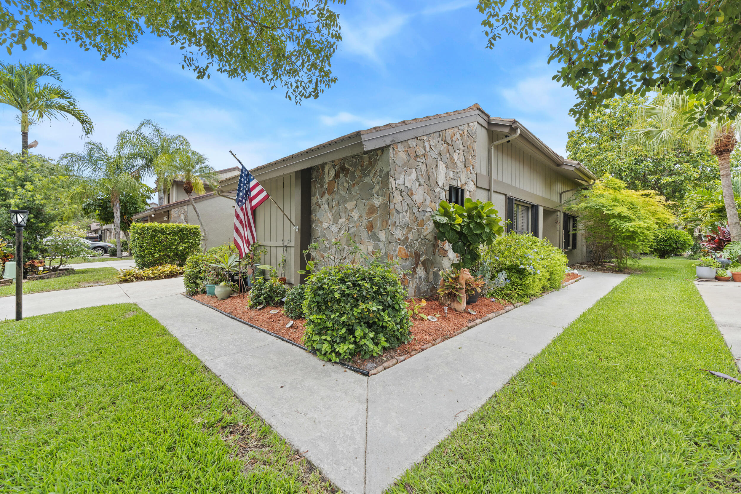 Location, Location, Location! Nestled in the heart of Palm Beach Gardens, this 2-bedroom, 2-bath villa offers the perfect opportunity to create your dream home in one of the area's most sought-after locations. Featuring brand new HVAC, renovated kitchen, one-car garage, private patio, and an inviting floor plan, this home has great bones and endless potential. While some cosmetic updates will enhance its appeal, it's an incredible chance to add your own style and value. Enjoy a vibrant lifestyle in this dog friendly community just minutes from world-class shopping, exceptional restaurants, golf, beaches, parks, and easy access to I-95 and the Florida Turnpike. The community offers pickle ball, tennis, community and a peaceful setting, making it ideal for year-round living or a seasonal retreatDon't miss this rare opportunity to own in Palm Beach Gardens at an attractive price and make this hidden gem truly shine!