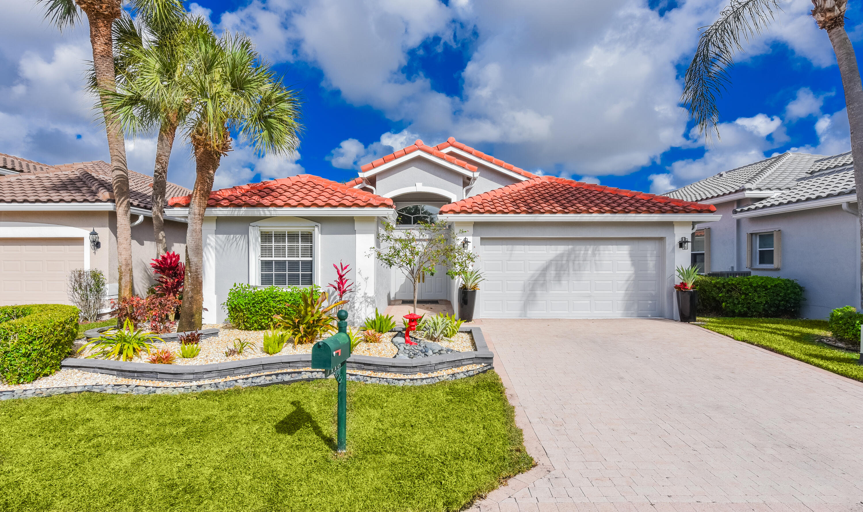 Enjoy one of the most breathtaking lake views in all of Ponte Vecchio! This beautifully maintained home is loaded with upgrades, including a newer roof, newer whole-house generator, whole-house water treatment system, stainless steel appliances, accordion shutters, and two built-in safes for jewelry and important documents. The kitchen features convenient pull-out drawers, while the double garage offers ample storage. Relax on the tiled lanai with a newer Phantom screen enclosure and take in the spectacular waterfront setting. Furniture is negotiable. Ponte Vecchio offers a renovated clubhouse, fitness center, resort-style pool, and exciting new amenities coming soon—all with no assessment!