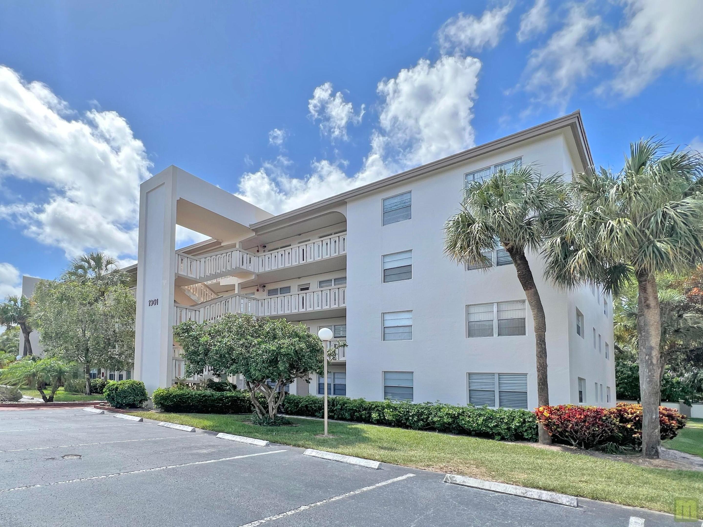 Very large (1,210 sq ft) 2nd floor corner unit right next to the HEATED Bermuda Village pool.  Building is very well-maintained, new elevator, new roof, newly re-done pool including chairs, tables, loungers & updated bathrooms, new building security, exterior painting in-progress. Laundry room on the same floor with no-cost machines. Fantastic GATED COMMUNITY with activities, clubs, golf course, main pool, aqua therapy, theater, walking paths and so much more. One assigned parking space (one car only) + spots for guests.  Association dues are just $822 per month. Renting is allowed after 2 years of ownership. investors MUST visit the property prior to making an offer.  Sight-unseen offers will not be considered or responded to. Close to the FL turnpike and just 7 miles to the beach!! HOA Requires15% Down and Minimum Credit Score 700 but will go as low as 650. WYNMOOR INCOME REQUIREMENT Annual income formula is: Monthly Maintenance+ Monthly Property Tax+ Monthly Insurance + (if applicable) Monthly Mortgage Principal/Interest X 12 X 6.