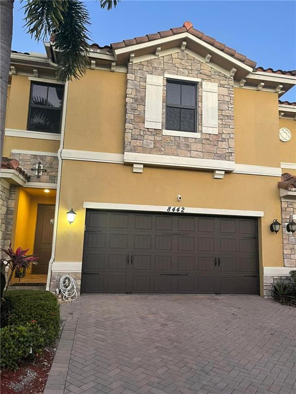 Townhouse living at it's best! Enjoy resort-style, amazing amenities inside Town Parc and at the main clubhouse at MiraLago. This gorgeous Catalina model, open floor plan, 4 bedroom 3.5 bath townhouse has a tranquil backyard oasis with turf and pavers. Spacious, main living area with soaring 9' ceilings, beautiful wood kitchen cabinets, granite countertops and oversized quartz island, large master bedroom & bath, 2nd fl laundry. Beautiful laminnate flooring on stairs and upstairs. A-rated schools. This beautiful home won't last.