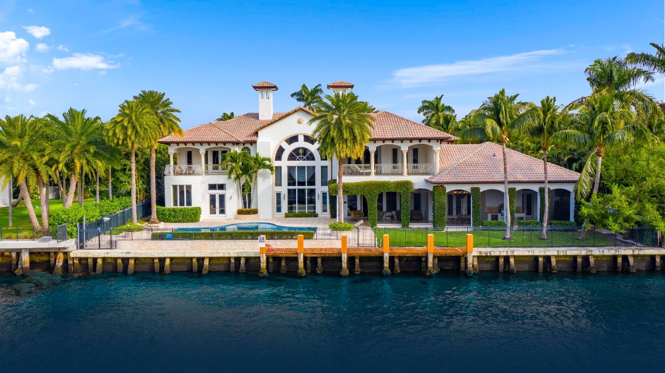 Stately and gated Spanish Colonial-inspired Intracoastal estate sited on 140 ± feet of waterfrontage in the prestigious beachside enclave of Old Boca Raton's Estate Section. A short distance to the world class amenities of The Boca Raton Resort and Beach Club. Shown by appointment only. DISCLAIMER: Information published or otherwise provided by the listing company and its representatives including but not limited to prices, measurements, square footages, lot sizes, calculations and statistics are deemed reliable but are not guaranteed and are subject to errors, omissions or changes without notice. All such information should be independently verified by any prospective purchaser or seller. Parties should perform their own due diligence to verify such information prior to a sale or listing. Listing company expressly disclaims any warranty or representation regarding such information. Prices published are either list price, sold price, and/or last asking price. The listing company participates in the Multiple Listing Service and IDX. The properties published as listed and sold are not necessarily exclusive to listing company and may be listed or have sold with other members of the Multiple Listing Service. Transactions where listing company represented both buyers and sellers are calculated as two sales. The listing company's marketplace is all of the following: Vero Beach, Town of Orchid, Indian River Shores, Town of Palm Beach, West Palm Beach, Manalapan Beach, Point Manalapan, Hypoluxo Island, Ocean Ridge, Gulf Stream, Delray Beach, Highland Beach, Boca Raton, East Deerfield Beach, Hillsboro Beach, Hillsboro Shores, East Pompano Beach, Lighthouse Point, Sea Ranch Lakes and Fort Lauderdale. Cooperating brokers are advised that in the event of a Buyer default, no commission will be paid to a cooperating Broker on the Deposits retained by the Seller. No commissions are paid to any cooperating broker until title passes or upon actual commencement of a lease. Some affiliations may not be applicable to certain geographic areas. If your property is currently listed with another broker, please disregard any solicitation for services. Copyright 2021 listing company All Rights Reserved.