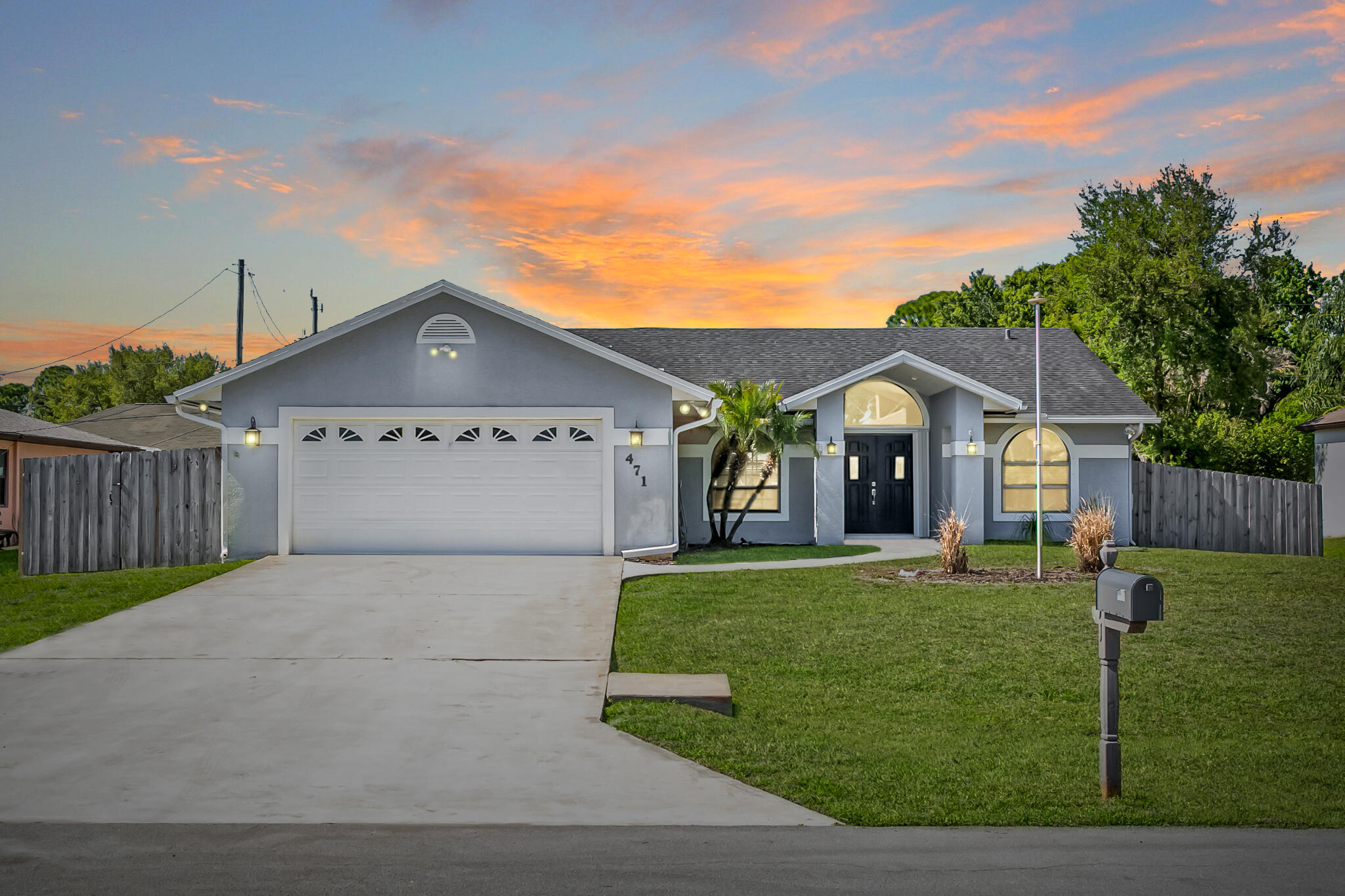Move-in ready 3/2 pool home with no HOA in Port St. Lucie! This well-maintained home features a versatile flex room off the primary suite — ideal for a home office, gym, or nursery. The kitchen has been updated with granite counters, matching backsplash, and stainless steel appliances. Bathrooms feature new vanities for a fresh, modern look. Additional upgrades include a roof and water heater (2018), washer, dryer, and patio screens (2022), plus a new A/C system and fence (2023). Out back, a screened patio, sparkling pool, outdoor kitchen, and freshly painted pool deck create the perfect space for relaxing or entertaining year round. The storage shed is wired with electricity and lighting, making it easy to convert into a workshop, home gym, hobby space, or additional storage.  Minutes from the Turnpike, I-95, Crosstown Parkway, and US-1 with shops, dining, and Treasure Coast beaches just 15-20 minutes away. Move-in ready, full of upgrades, and waiting for its next owner!