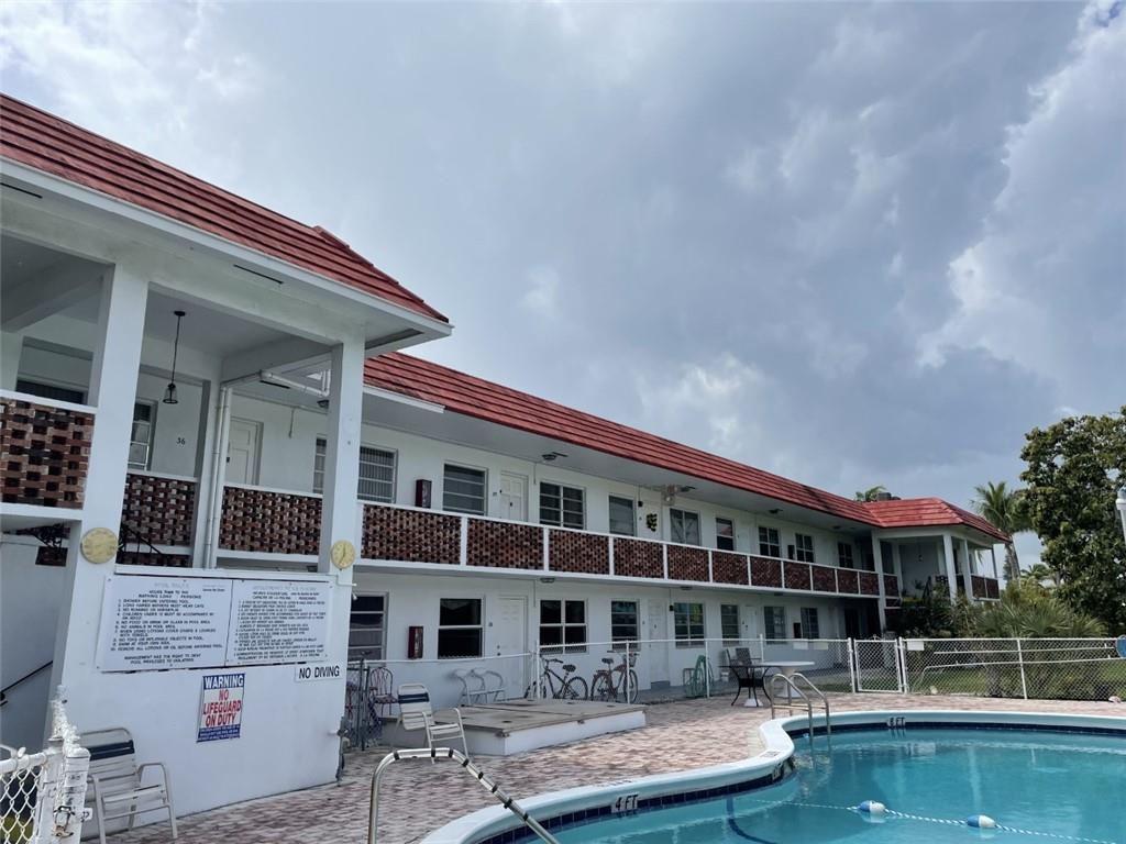 Ready to move in furnished 1 bedroom on first floor. Updated kitchen and bathroom, All tile flooring with walking closet.  All ages community, East of US1 with pool, shuffleboard and bocce and extra storage.Great location, close to transportation, restaurants, elementary school, casino and the beach.