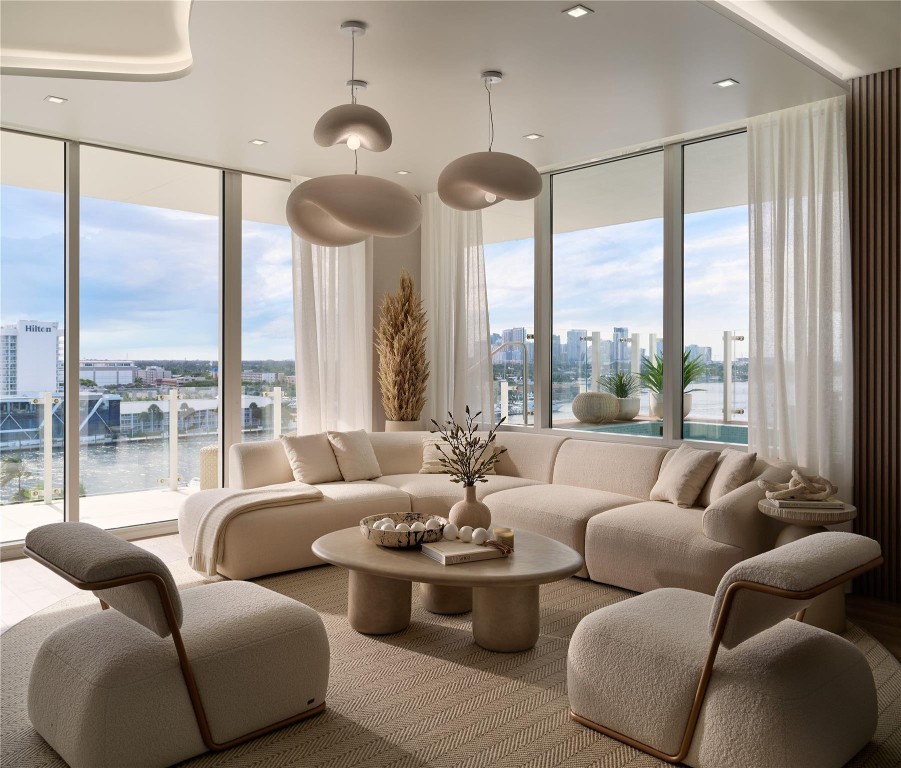 Welcome to Indigo Residence 804, an exceptional turnkey home at the iconic Pier Sixty-Six Residences. Fully finished and elegantly furnished by the renowned Interiors by Steven G, this residence offers an elevated standard of living that is truly unparalleled. Indigo 804 offers a beautifully designed chef’s kitchen with Wolf appliances, gas range, custom Italian cabinetry, and Sub-Zero refrigeration. Enjoy sweeping city, Intracoastal, and south-facing ocean views from this impressive home. Owners experience an unmatched resort lifestyle with 3 pools, 12 dining venues, multiple private club spaces, Kids Club, full-service marina with owner benefits, on-site retail, a 7,000 sq. ft. fitness center, and a 13,000 sq. ft. luxury spa. A truly exceptional opportunity.