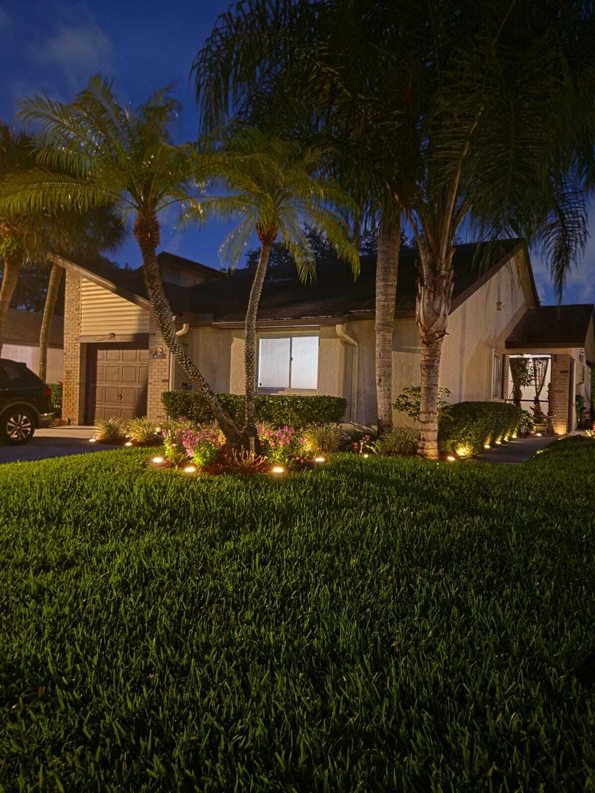 Beautifully Upgraded Corner Villa! New roof is scheduled for installation in Oct. 2026, adding even more value to this exceptional home. This bright and spacious unit villa features soaring vaulted ceilings and skylights that flood the interior with natural light.  The upgraded kitchen is designed for both style and functionality, showcasing granite countertops, a modern backsplash, wood cabinetry, stainless steel appliances, a wine cooler, and a dedicated coffee station. The home also offers beautifully remodeled bathrooms, a private landscaped patio perfect for relaxing or entertaining, and a new console A/C unit in the family room for enhanced comfort. Constructed with durable (Concrete Block Stucco). Don't miss this opportunity to own a beautifully maintained upgraded home!
