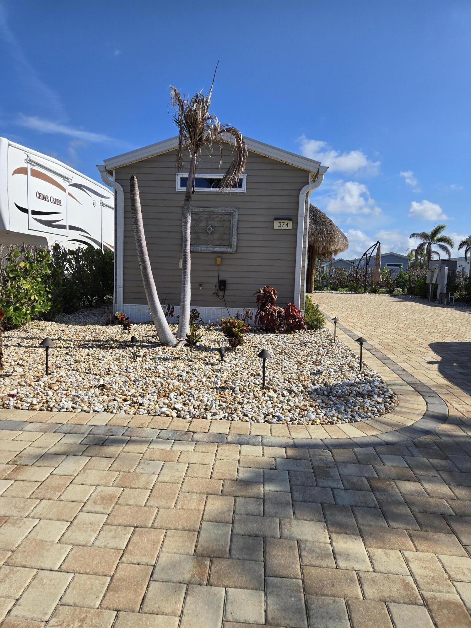 Beautiful Rv lot located in Silver Palms Rv Resort, a 90 acre gated community with 5 star amenities. Fully deeded lot ownership. Custom  tiki ( 12x16) with motorized blinds on all sides 2 ceiling fans, electric and plumbed for future outdoor kitchen,   12X14 Casita features full bath with custom tiled shower, full size washer/dryer, mini fridge, ac, and queen size sleeper sofa and plenty of cabinets.  Clubhouse with daily actives,billiard, card, library and fitness center,  Bar & grill, with live music. Dog park, pickleball, shuffleboard, bocce and so much more awaits you at this amazing resort. Own vs rent and have a piece of paradise every year. Can also be rented when not in use.