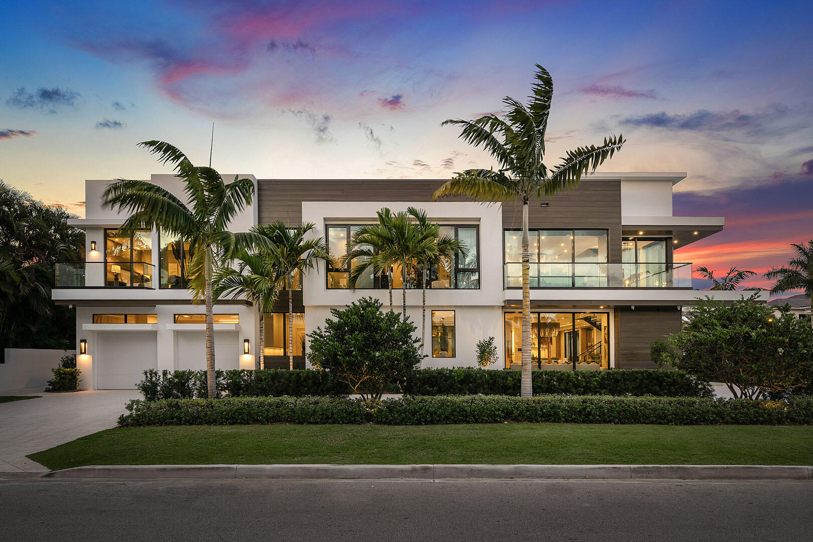 Designed by Randall Stofft Architects, built by Compson Homes, and styled by Lesly Maxwell Interiors, this residence is a modern sanctuary that blends sleek design with natural textures and bohemian influences. From the moment you enter the striking two-story foyer, expansive windows, and clean architectural lines create an inviting yet sophisticated ambiance. The great room, bathed in natural light, seamlessly connects to the covered loggia through oversized sliding doors, allowing for effortless indoor-outdoor living. A gourmet kitchen centered around a stylish eat-in island is complemented by premium stone countertops and a fully built-out pantry. The club room, complete with a wet bar, offers the perfect space for entertaining, leading directly to an outdoor terrace.    Outside, this home is an entertainer's dream. The tranquil backyard boasts a resort-style pool, spa, sun shelf, and firepit, evoking a private resort experience. A summer kitchen featuring a 36-inch stainless steel grill, refrigerator, and ice maker makes outdoor dining effortless. The lush, illuminated grounds enhance the striking modern design of this coveted corner-lot residence. Control4 smart home system automates every detail of this estate, and is masterfully curated to deliver a lifestyle of unparalleled sophistication and comfort. Buyer to pay documentary stamp taxes on the deed and title insurance.