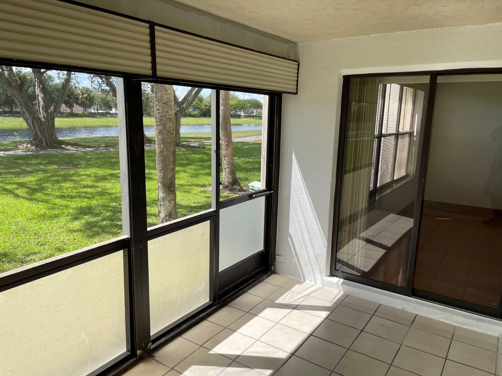 ALL TENANTS OVER 18 MUST HAVE 670 OR HIGHER CREDIT SCORE PER ASSOCIATION. Nice 1Bedroom 1.5Bath apartment in Cypress Bend with water view. Newer AC and Water Heater. Wood floors. Newer appliances. 5 tennis courts steps away. Community center offers gym, clubhouse, large, heated pool, and great social activities. Management office is located in the building. Plenty of closets. Cats ok. Security shutters, Security patrolled. Extermination plan included. Easy to see. Centrally located for easy travel from Miami to West Palm Beach!. A very desirable area close to shopping, restaurants I 95 & Turnpike access + walking distance to the Isle Casino.