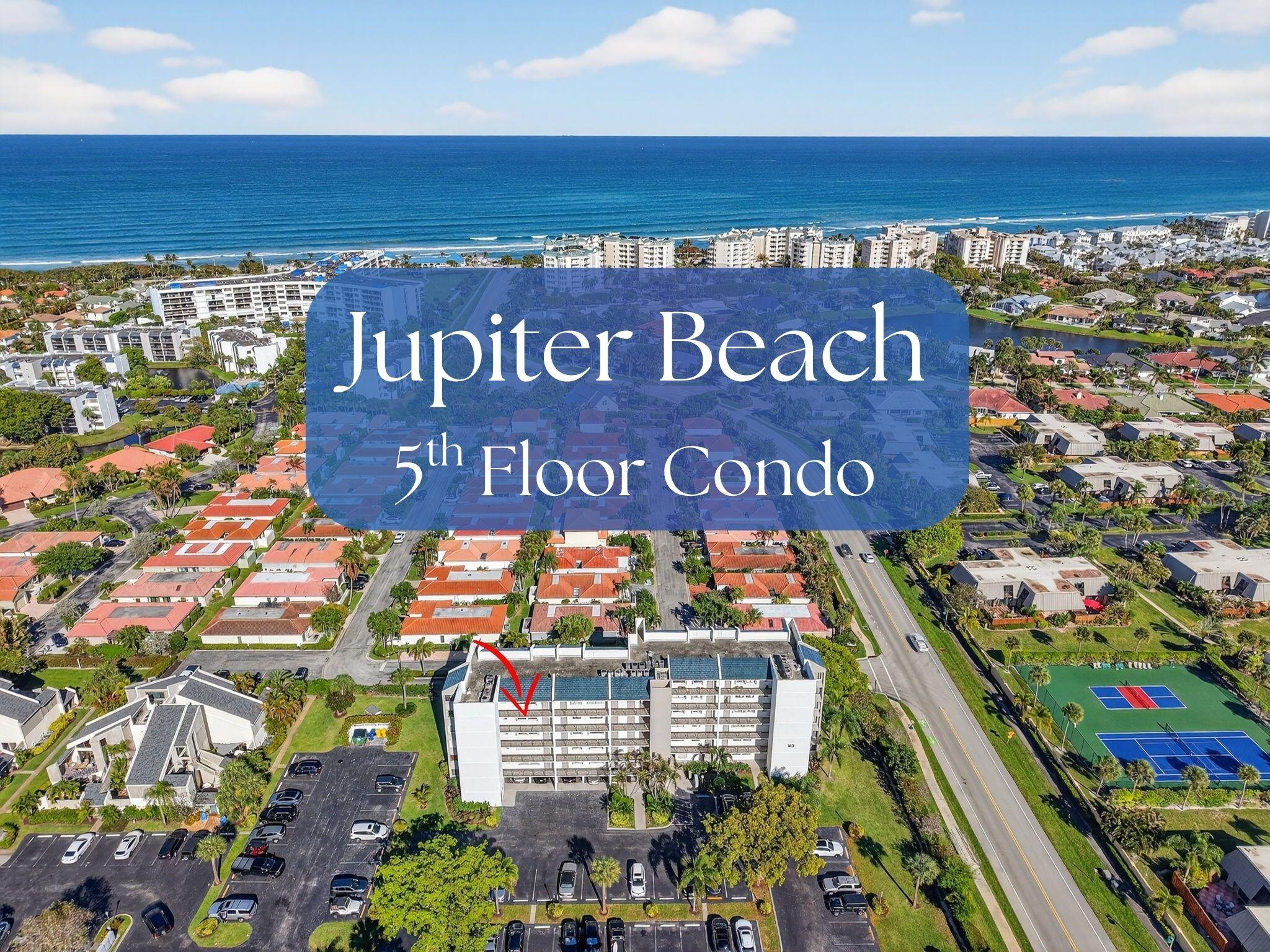 Live the coastal lifestyle in this spacious 3 bedroom, 3 bathroom residence offering approximately 1800 square feet of living space in the highly desirable Jupiter Ocean & Racquet Club.  **This unit features hardwood floors throughout and a well-designed layout with a spacious living and dining area, and a separate kitchen just off the main living space. The east-facing exposure fills the home with natural light and offers slight ocean views from the primary bedroom, living area, and third bedroom. **Enjoy morning breezes from the screened-in balcony, complete with a large private storage closet. **The kitchen is equipped with stainless steel appliances and granite countertops, while all three bathrooms have been previously updated. The second bedroom includes a built-in office, ideal for working remotely or flexible use. **Additional features include accordion hurricane shutters and electronic blinds in living area, primary bedroom and second bedroom.  **Ideally located just a short walk or bike ride to Jupiter Beach, and minutes to Harbourside Place, waterfront dining, shopping, golf, and a variety of water activities including boating, paddleboarding, and fishing.  **Whether you're looking for a primary residence, seasonal retreat, or investment opportunity, this property offers the best of Jupiter coastal living.