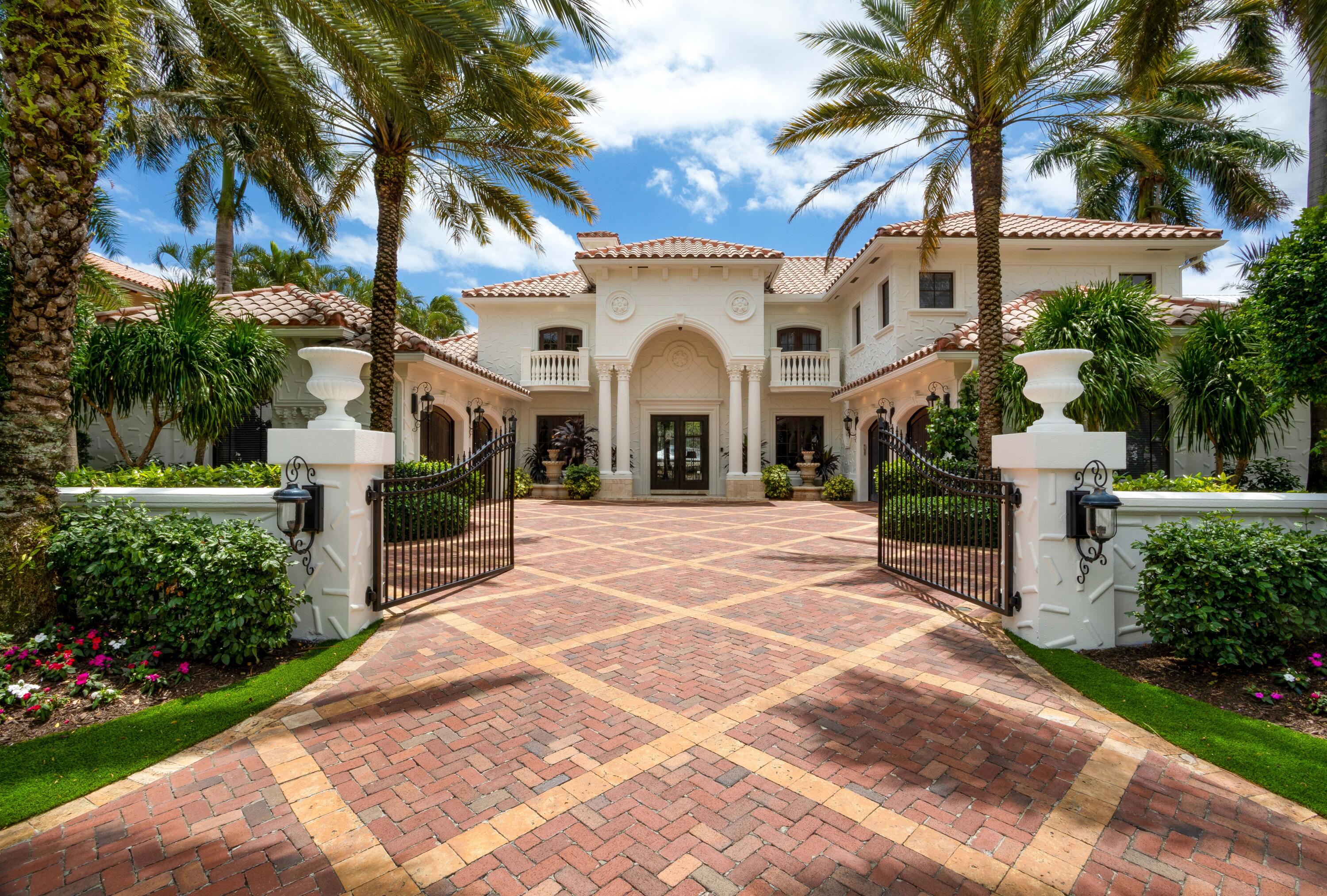 This waterfront property renovated in 2006, located in Royal Palm Yacht & Country Club has 6 bedrooms, a first level Primary Suite with dual baths and wardrobes, 7.3 baths, with a resort-like backyard that overlooks Capone Island. This residence boasts a covered loggia, pool, and tiki hut with summer kitchen for the culinary connoisseur's delight. 6,223 Sqft under air, with a 4-bay garage, hurricane impact windows and doors throughout, and a natural gas full-house generator. This beautiful estate has marble and wood flooring throughout all main living areas, with custom moldings and ceiling details, a gourmet chefs kitchen, and a 100± foot dock.

Royal Palm Yacht and Country Club membership is separate and not affiliated with RPIA homeownership. DISCLAIMER: Information published or otherwise provided by the listing company and its representatives including but not limited to prices, measurements, square footages, lot sizes, calculations and statistics are deemed reliable but are not guaranteed and are subject to errors, omissions or changes without notice. All such information should be independently verified by any prospective purchaser or seller. Parties should perform their own due diligence to verify such information prior to a sale or listing. Listing company expressly disclaims any warranty or representation regarding such information. Prices published are either list price, sold price, and/or last asking price. The listing company participates in the Multiple Listing Service and IDX. The properties published as listed and sold are not necessarily exclusive to listing company and may be listed or have sold with other members of the Multiple Listing Service. Transactions where listing company represented both buyers and sellers are calculated as two sales. The listing company's marketplace is all of the following: Vero Beach, Town of Orchid, Indian River Shores, Town of Palm Beach, West Palm Beach, Manalapan Beach, Point Manalapan, Hypoluxo Island, Ocean Ridge, Gulf Stream, Delray Beach, Highland Beach, Boca Raton, East Deerfield Beach, Hillsboro Beach, Hillsboro Shores, East Pompano Beach, Lighthouse Point, Sea Ranch Lakes and Fort Lauderdale. Cooperating brokers are advised that in the event of a Buyer default, no financial fees will be paid to a cooperating Broker on the Deposits retained by the Seller. No financial fees are paid to any cooperating broker until title passes or upon actual commencement of a lease. Some affiliations may not be applicable to certain geographic areas. If your property is currently listed with another broker, please disregard any solicitation for services. Copyright 2023 listing company All Rights Reserved.

Royal Palm Yacht and Country Club membership is separate and not affiliated with RPIA homeownership.