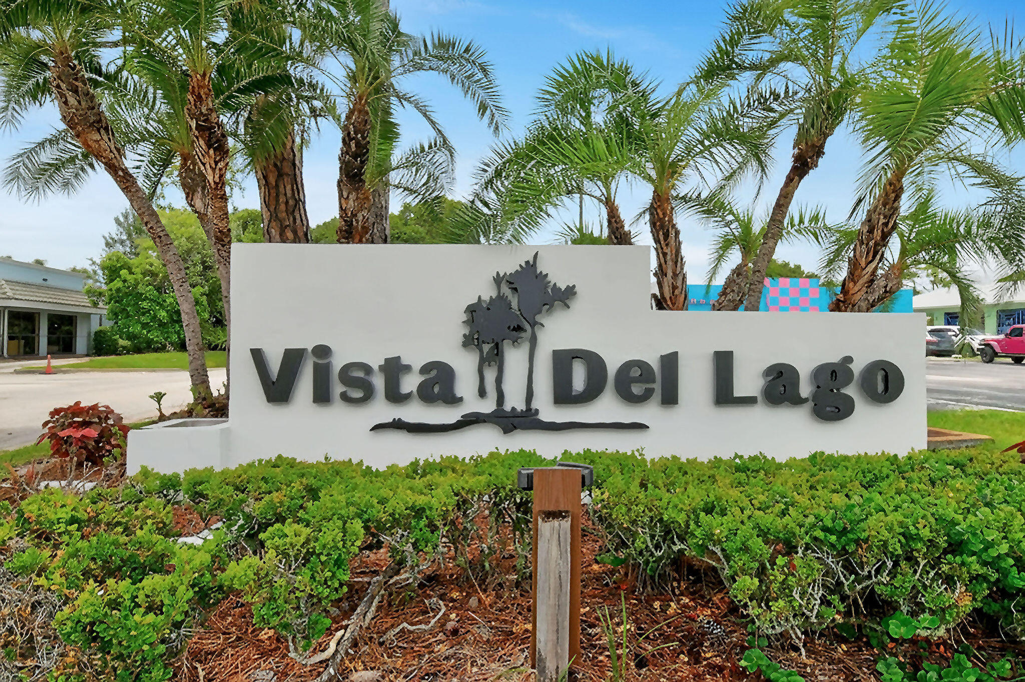 Discover this spacious second-floor 2-bedroom, 2-bathroom condo, a tucked-away gem in a 55+ community just off US-1 in Stuart. Ideally located near the Treasure Coast Mall, shopping, dining, and charming downtown Stuart, this well-maintained residence offers comfort, convenience, and beautiful western-facing sunset views from the lanai. The desirable A-unit floor plan features two sliding glass doors opening to the lanai, creating an abundance of natural light and seamless indoor-outdoor living. Inside, you'll find tile flooring throughout, a new A/C installed in December 2024, and stainless steel refrigerator and dishwasher approximately four years old. The primary bathroom has been freshly painted, and the guest bathroom features a newer toilet installed just one year ago.  The monthly HOA fee of $504.06 provides exceptional value, covering roof and exterior maintenance, basic cable through a bulk community account, water, sewer, and trash services—making for easy, low-maintenance Florida living. Whether you're seeking a full-time residence, seasonal retreat, or investment opportunity, this inviting condo offers the perfect blend of location, lifestyle, and peace of mind.