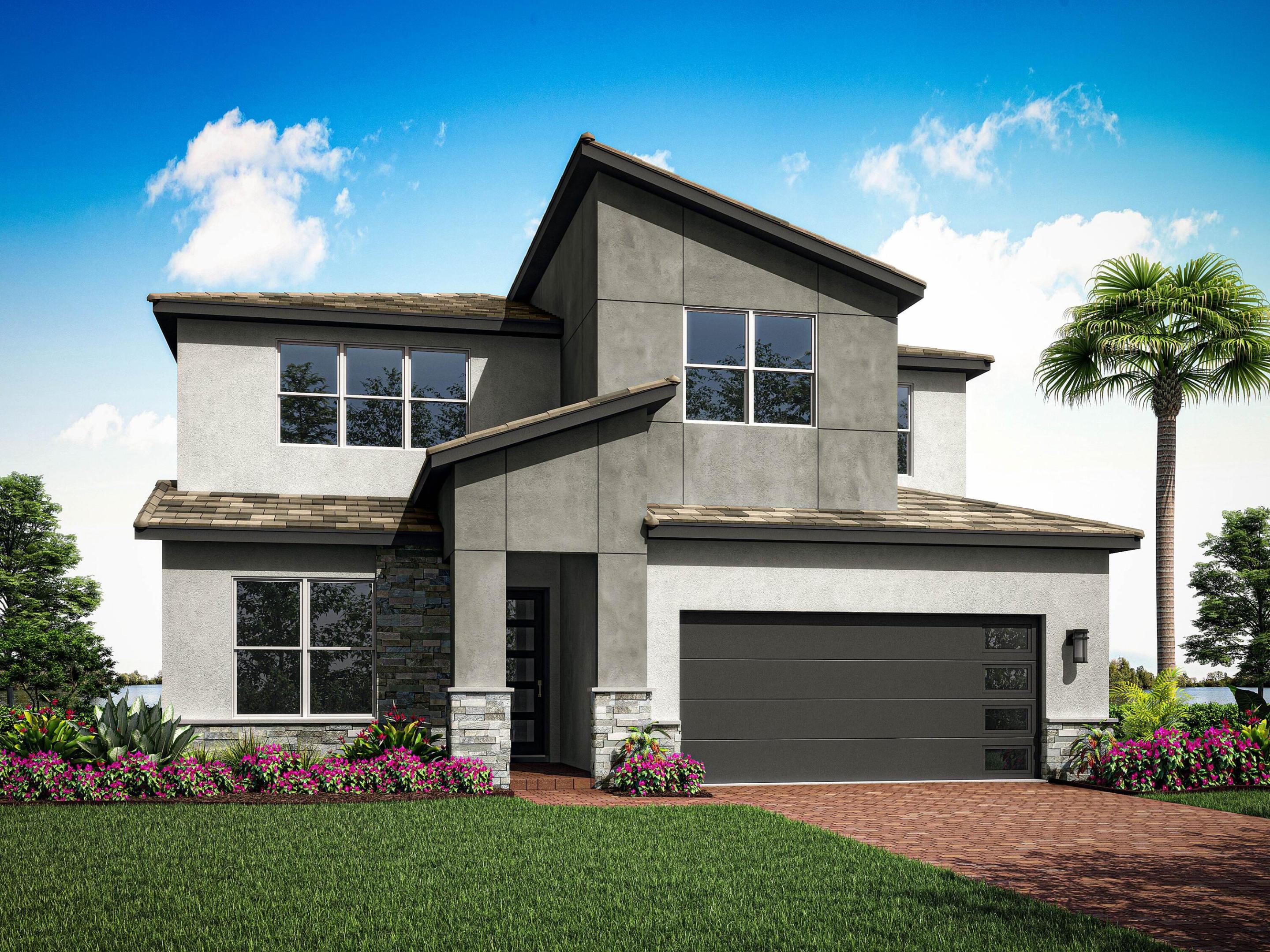 The Wynn offers 2,900 square feet of thoughtfully designed living space with 4 bedrooms, 3.5 bathrooms, and a versatile two-story layout. The open-concept kitchen features a large island and walk-in pantry, overlooking the dining area and Great Room. A first-floor bedroom with a full bath provides added flexibility, while upstairs you'll find a spacious loft, a private owner's suite with a large walk-in closet, two additional bedrooms, and a conveniently located laundry room. Enjoy seamless indoor-outdoor living with a covered lanai.