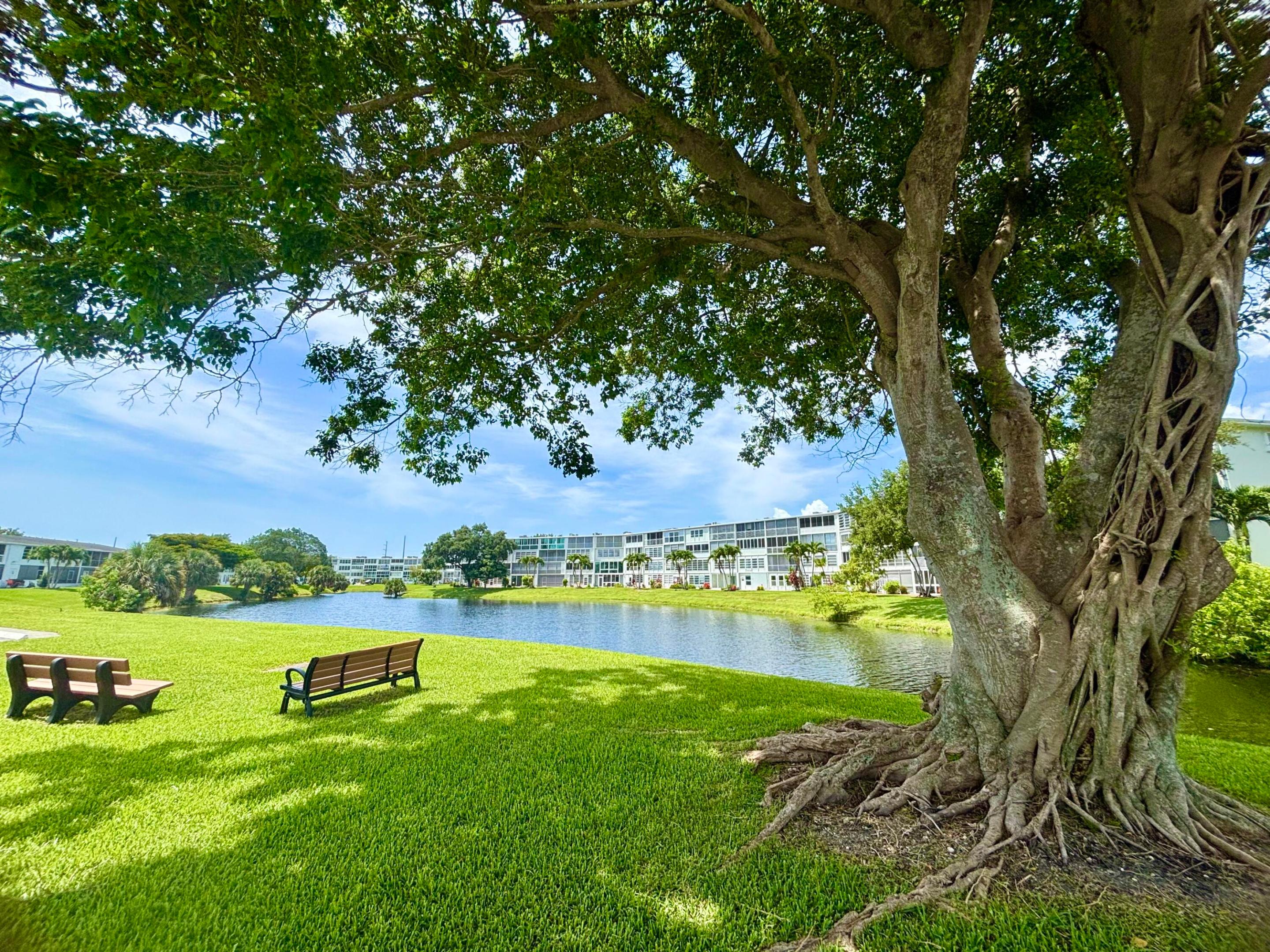 Beautiful 2 bedroom, 2 bath, 2nd floor condo situated on serene nature preserve.  Located in active adult community in the heart of Deerfield Beach. Waterfront community BBQ area. Kitchen offers granite counter tops, custom cabinets, recessed lighting. Steps from community pool.  Plenty of guest parking. North facing patio w/ walk out access from both bedrooms. Luxury laminate flooring thru out.  New A/C, New Roof. Accordion shutters front & back, strong building reserves. Enclosed patio w/ roll down hurricane shutters, wall to ceiling sliding doors. CVE offers resort style amenities including lavish clubhouse, 1,500 seat theater, premier performances, state of the art gym, movies, classes of every type & more! Close to beach, shopping, & restaurants. Non-Rental. Assoc. Claims 55+