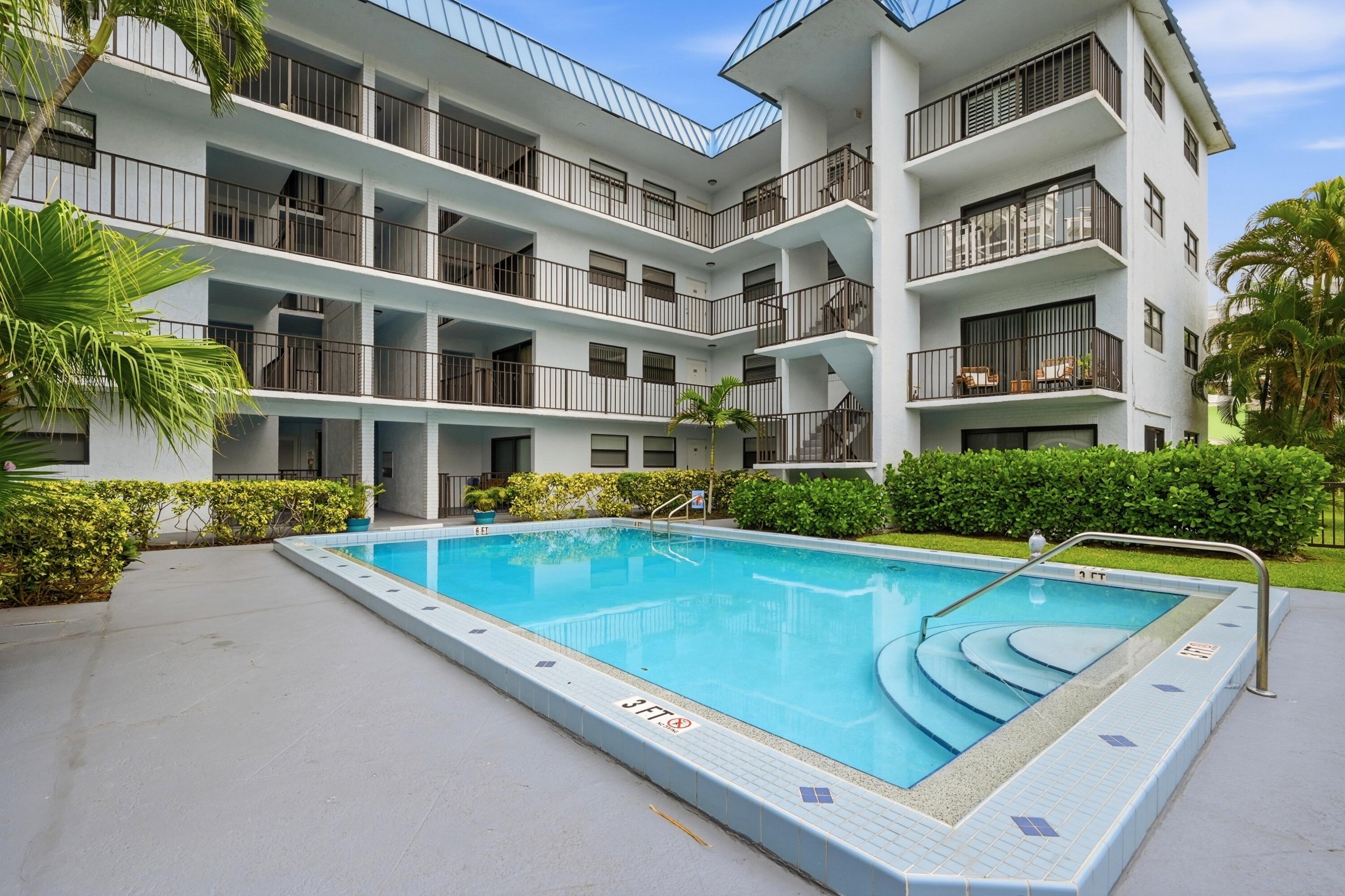 Welcome to the sought-after coastal city of Deerfield Beach where you'll enjoy both relaxed living & lots of activities to take in. Offering a spacious 2 bed/2 bath sun filled condo residence with open balcony, updated kitchen, granite counters, SS appl (refrigerator not included), eat in kitchen, also large dining area for entertaining. Updated bathrooms, large primary walk-in closet, extra closet spaces in unit plus storage room by elevator. FREE laundry room around the corner from unit. Heated pool in winter & lush landscaped garden views with common patio area & BBQ. All ages boutique bldg (16 units). A seaside location 1 block from beach & 4 blocks from Int'l Fishing Pier, shopping, music, cafes, restaurants, seasonal art shows & so much more. Truly a special place to call home.  Welcome to the sought-after coastal city of Deerfield Beach where you'll enjoy both relaxed living and lots of activities to take in. Offering a spacious 2 bed/2 bath sun filled condo residence with open balcony, updated kitchen with granite counters, SS appliances (refrigerator not included), eat in kitchen, also large dining area for entertaining. Updated bathrooms, large primary walk-in closet, extra closet spaces in unit plus storage room by elevator. FREE laundry room around the corner from unit. Heated pool in winter and lush landscaped garden views with common patio area and BBQ. All ages boutique building (16 units). A seaside location 1 block from the beach and 4 blocks from the Int'l Fishing Pier, shopping, music, cafes, restaurants, seasonal art shows and so much more. Truly a special place to call home. Deerfield Beach is nestled between Boca Raton and Ft Lauderdale. Close to I-95 and The Sawgrass Expressway.