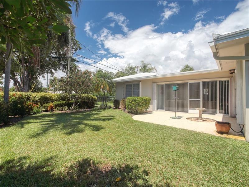 In sought after Cypress Point you will find this over-sized corner lot on 1/3 acre/double lot for endless possibilites of  of home expansion.  Room for pool or building your bungalow by the sea.  Convenient location, minutes to the beach, airport, malls, fine dining options, shops and all of the excitment that South Florida has to offer.