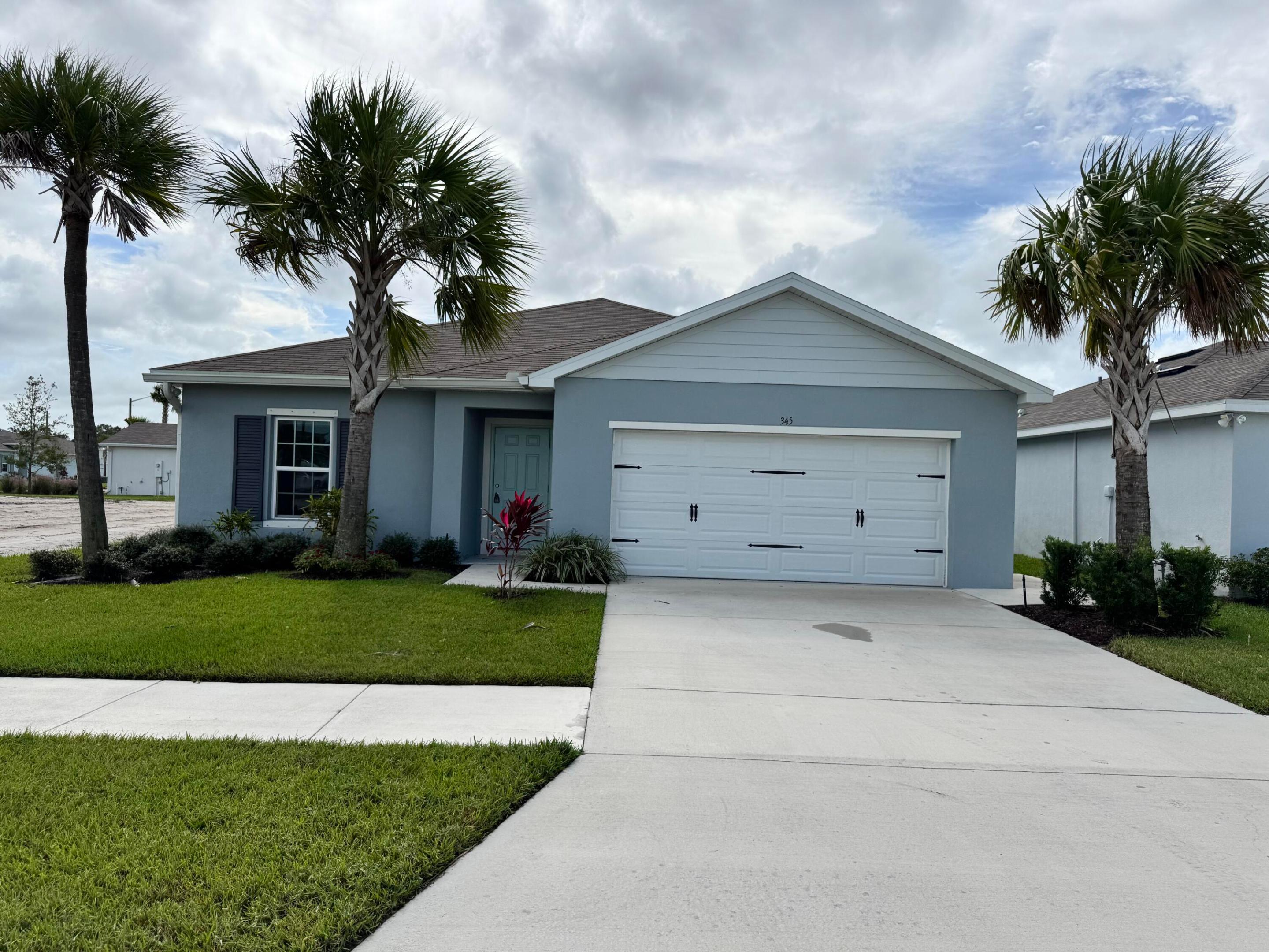 Welcome to this charming single-story residence in Avalon Crossing, Fort Pierce, offering 1,715 square feet of comfortable living space. This three-bedroom, two-bathroom home provides ample room for various living arrangements and needs. The two-car garage ensures convenient vehicle storage and protection. Situated in the established Avalon Crossing community, this property presents an excellent opportunity for those seeking a practical, well-proportioned residence in Fort Pierce.