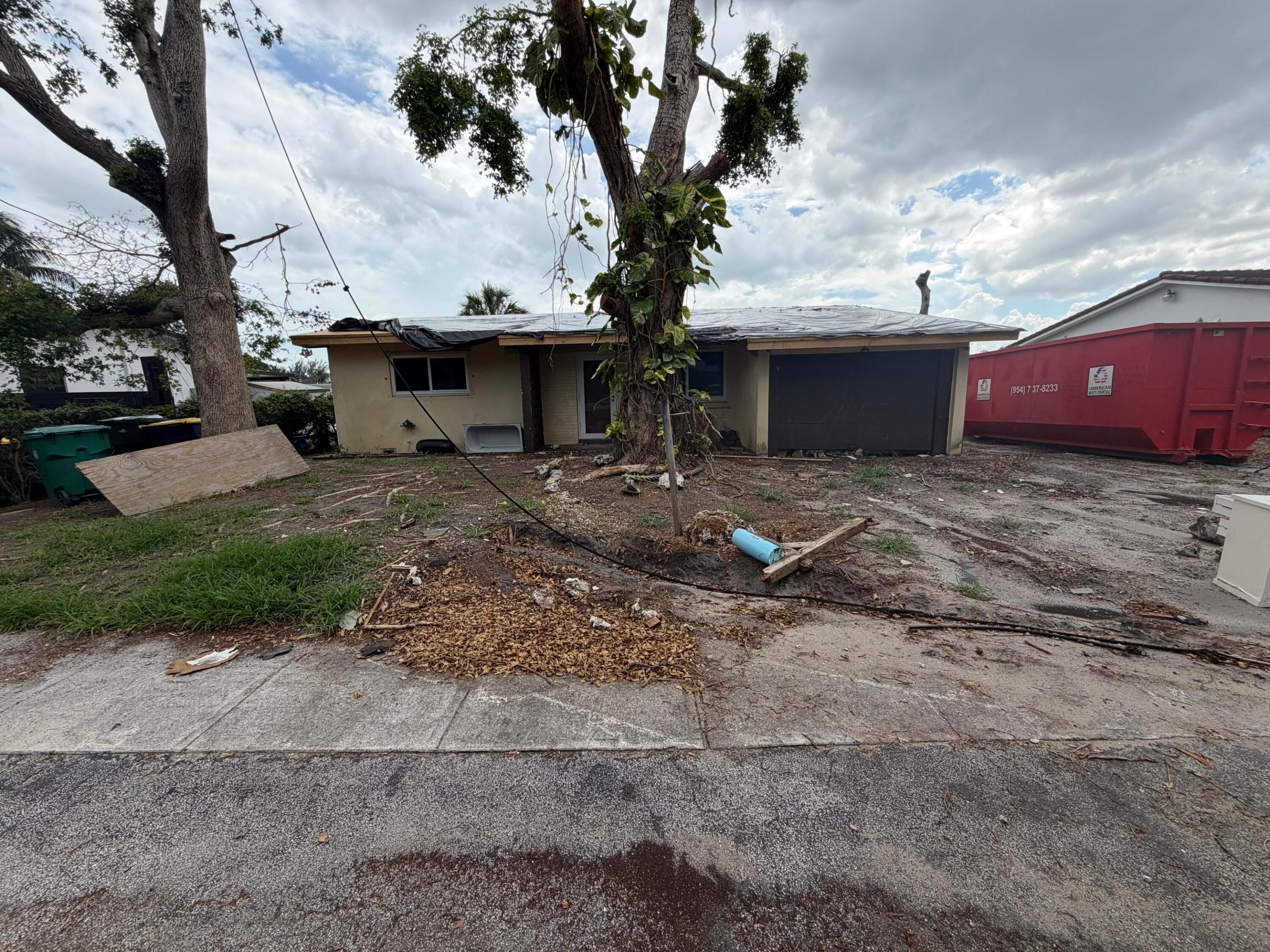 Welcome to this exceptional opportunity single family waterfront residence in Dania Beach.  Enjoy direct water access, house needs a full renovation but does have all impact windows and doors and brand-new roof giving your buyer a great head start.