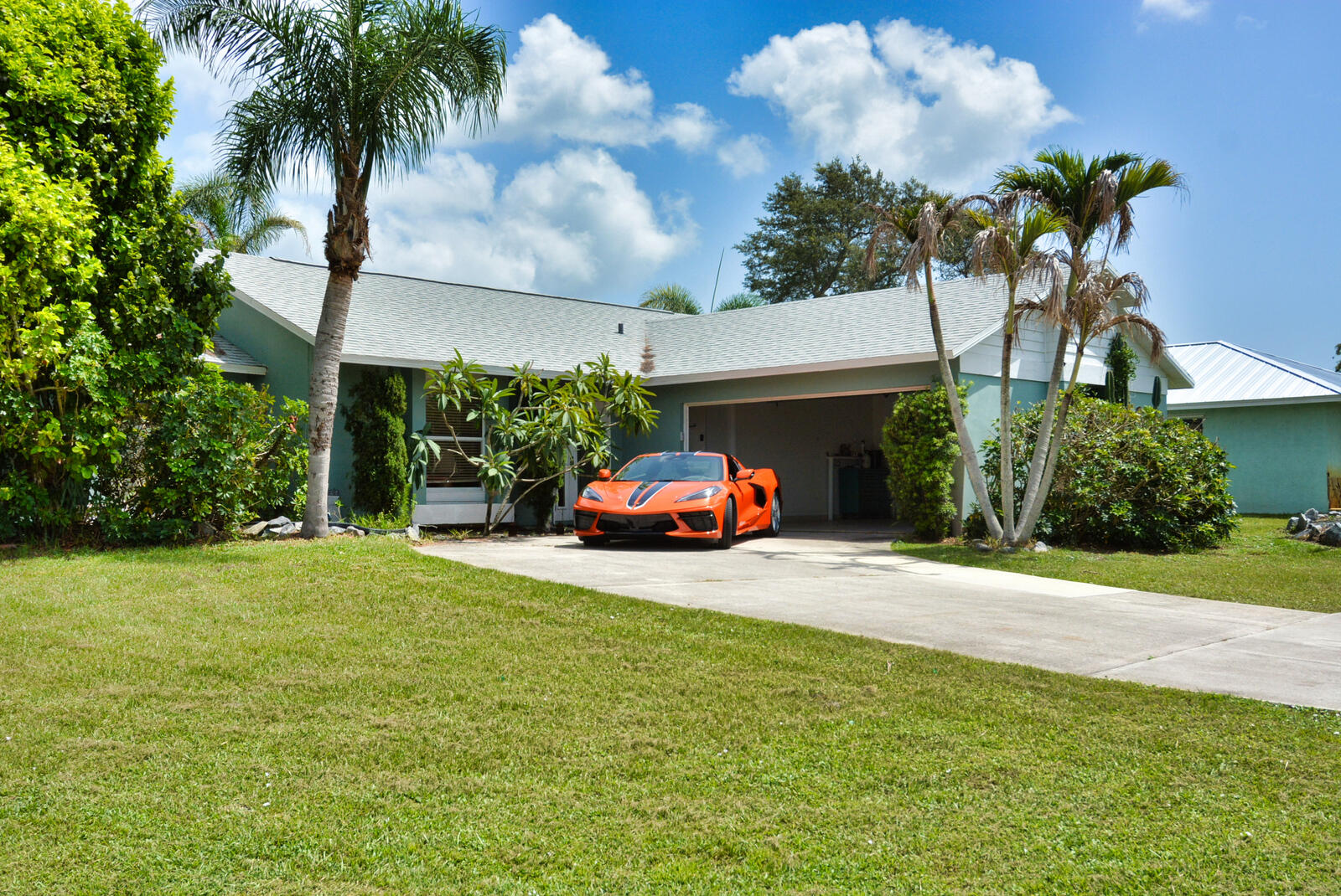 Here is your opportunity to take ownership of a very thoroughly maintained Corner lot house in a great Neighborhood. This beautiful home is sitting on an oversized corner lot, conveniently located close to the beaches, The Treasure Coast mall and all the attractions that PSL has to offer. The split floor plan provides  privacy and  allows access from 2 of the 3 bedrooms directly into the spacious patio, and out to the fully fenced back yard. This opportunity is a rare find: This home COMES FULLY FURNISHED including all furnishings, window treatments, appliances, TVs, etc...  The newer roof installed in 2022 lowers your insurance cost, as well as a brand new stove and dishwasher in the kitchen installed in 2026. Call your Realtor and come see it today!