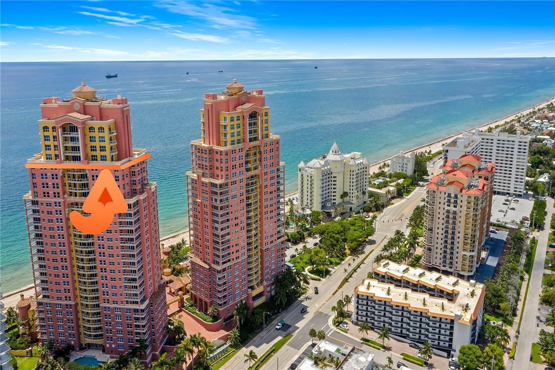 "SUNRISE TO SUNSET" ENTIRE FLOOR GRAND PENTHOUSE IN PRESTIGIOUS PALMS! TOTAL PRIVACY WITH NO NEXT DOOR NEIGHBORS! STUNNING 360 DEGREE PANORAMIC VIEWS OF OCEAN, INTRACOASTAL WATERWAY AND DOWNTOWN FORT LAUDERDALE! BEST VIEWS IN FORT LAUDERDALE! 2 PRIVATE ELEVATORS! CUSTOM STEVEN G DESIGNER INTERIOR! BRAND NEW KITCHEN! 4 BEDROOMS 3 BATHS & 2 HALF BATHS BUT CAN EASILY BE CONVERTED BACK TO 5 BEDROOMS 4.5 BATHS! 2 MASTER SUITES! 4,738SF UNDER AIR! 2852 SF BALCONY THAT WRAPS AROUND THE ENTIRE APARTMENT! RUN LAPS AROUND YOUR MANSION IN THE SKY! CAR COLLECTORS WILL LOVE THE 3 CAR GARAGE! FULL SERVICE OFFERS 5 STAR AMENITIES 24 HOUR VALET & SECURITY, TENNIS, RAQUET BALL & 2 STORY GYM, BEACHSIDE CHAIR & TOWEL SERVICE & MORE. COME TOUR THIS INCREDIBLE UNIQUE OPPORTUNITY!