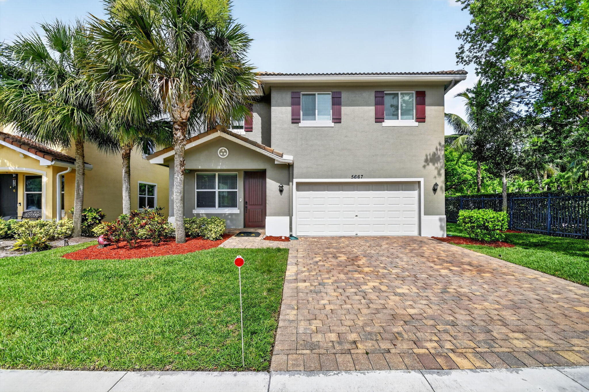 Welcome to this charming five-bedroom, three-bathroom residence located in Verona Estates, Greenacres, Florida. This two-story single-family home offers 2,729 square feet of finished living space, providing ample room for comfortable everyday living and entertaining. The thoughtfully designed floor plan accommodates a two-car garage, adding convenience and storage for your vehicles and belongings. Whether you're seeking additional bedroom space for a home office, guest quarters, or other purposes, this property delivers the square footage and layout to meet your needs. Discover the potential this well-proportioned home presents in the established Verona Estates community.