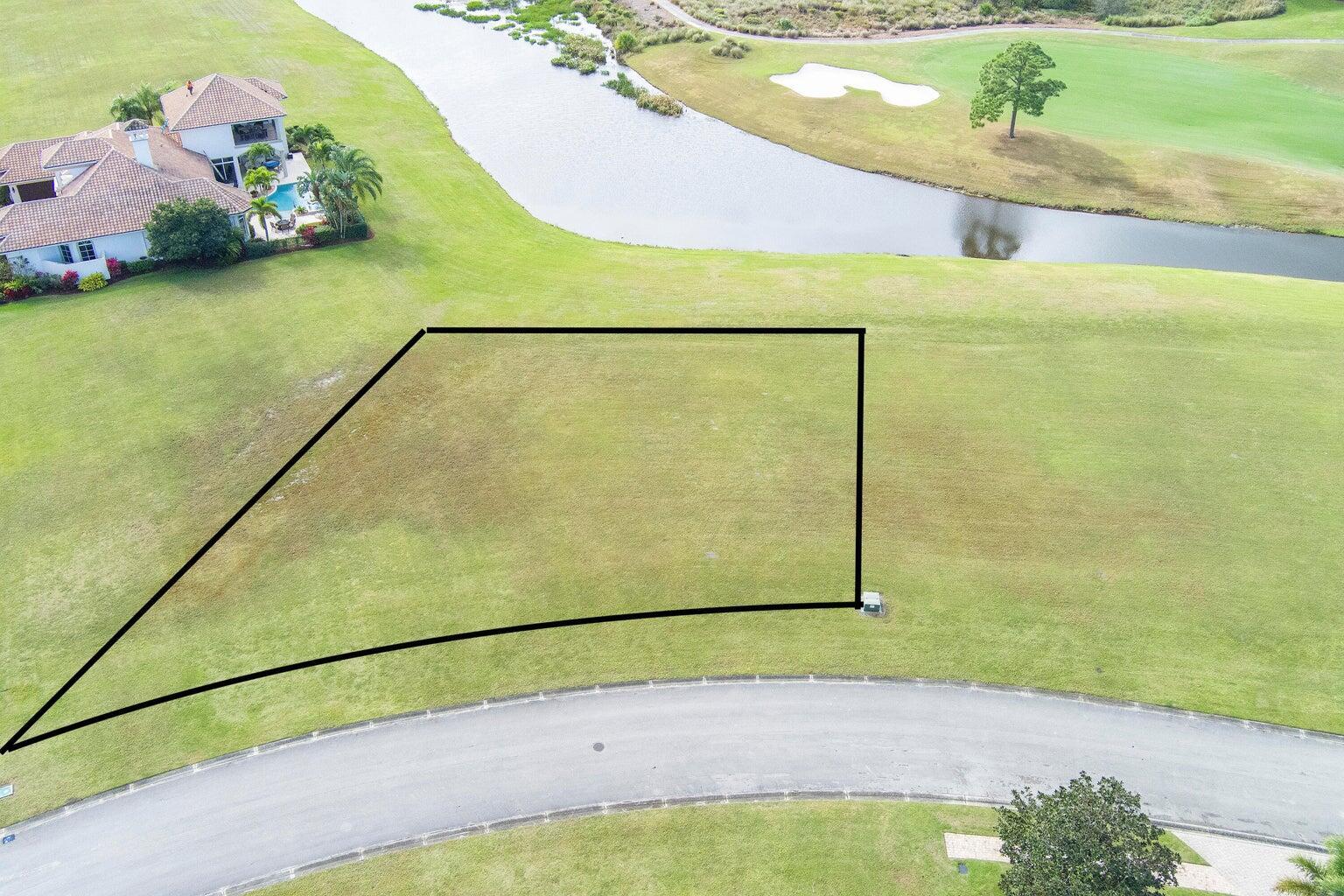 Stunning lakefront sunset views of the Palmer 13th hole are yours from this oversized estate homesite, now available as a resale. The Tesoro design guidelines accommodate the finest and most sought-after architectural styles, including Transitional, Coastal Modern, and West Indies, among others. Importantly, there is no set timeframe for building on this site, giving you the freedom to plan and build at your own pace. The owner may contract with one of Tesoro's approved builders to construct their home. Membership in the Tesoro Club is not required with ownership of this site. Tesoro is a staffed gated golf community with roving security, so an appointment is needed to see the home site or tour the club. Call today to RSVP