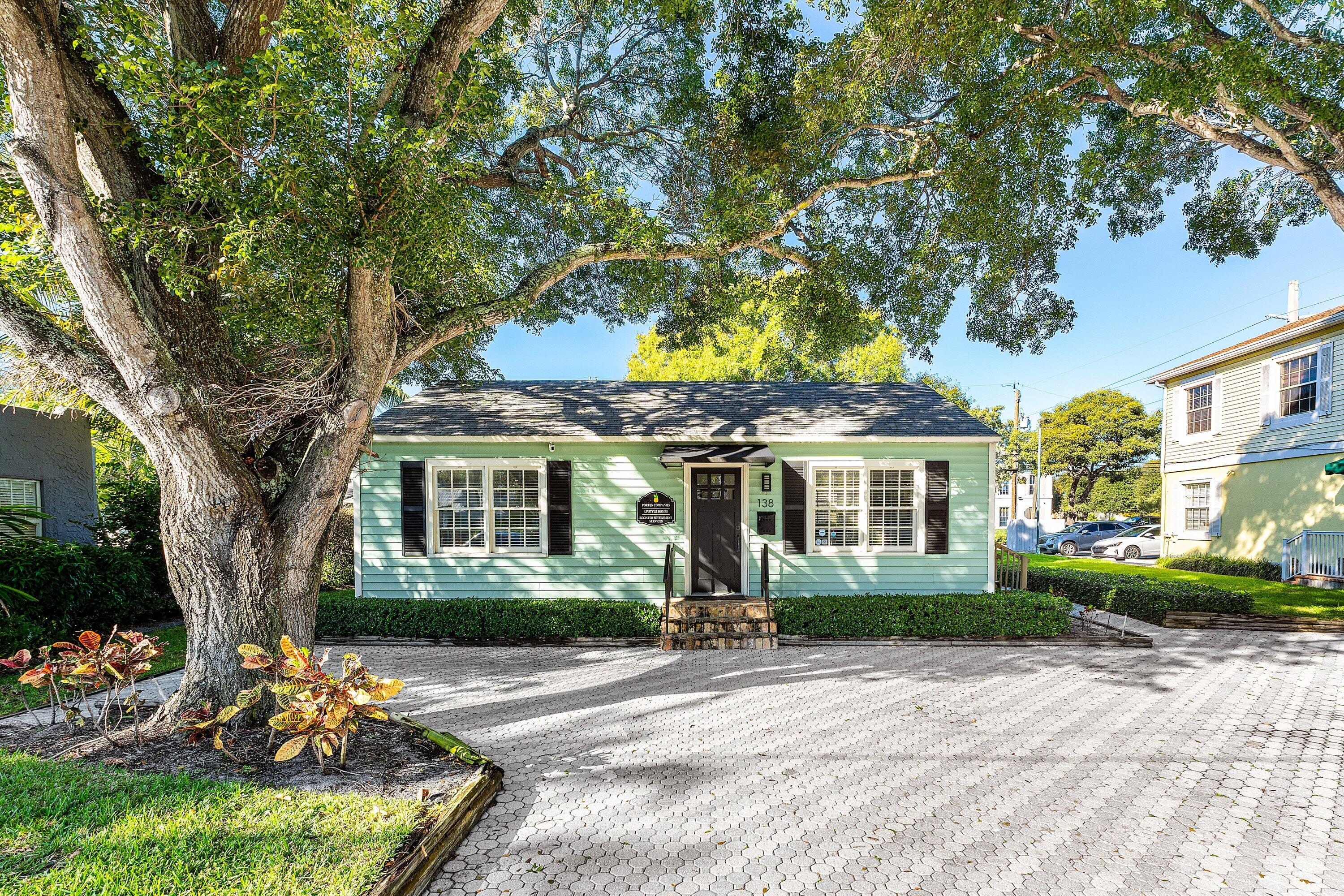 Located on highly visible N Swinton Avenue and 1.5 blacks from Atlantic Ave in Delray Beach, this commercial/mixed-use property offers 2 separate Office structures on a 9,871 sf lot with ample on-site parking. The front building directly fronting Swinton Avenue is 936sf with 4 private offices, a shared conference room, & 1 bathroom & space to park up to 5 vehicles. The rear structure is 684 sf & has been tastefully updated. It features an open office workspace with room for multiple desks, a kitchenette, 1 private office,storage closet, a bathroom, & 4 dedicated parking spaces accessed via the rear alleyway. This versatile property presents an excellent opportunity for owner-users or investors seeking flexibility in an absolutely prime walkable downtown Delray location. OSSHAD