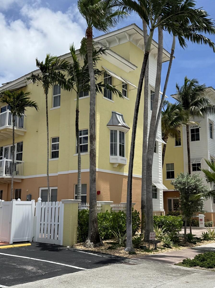 Welcome to this charming 3-bedroom, 3.5-bathroom townhouse in Silver Shores Unit, Lauderdale-By-The-Sea, Florida. This four-story residence offers 1,900 square feet of finished living space, providing comfortable room for various lifestyle needs. The two-car garage ensures convenient parking and storage, while the multiple levels and a rooftop patio create distinct spaces for living, working, and entertaining. With marble tile and cherry wood throughout, thoughtfully designed bathrooms and well-appointed bedrooms, this townhouse delivers practical elegance. Schedule your private showing today!