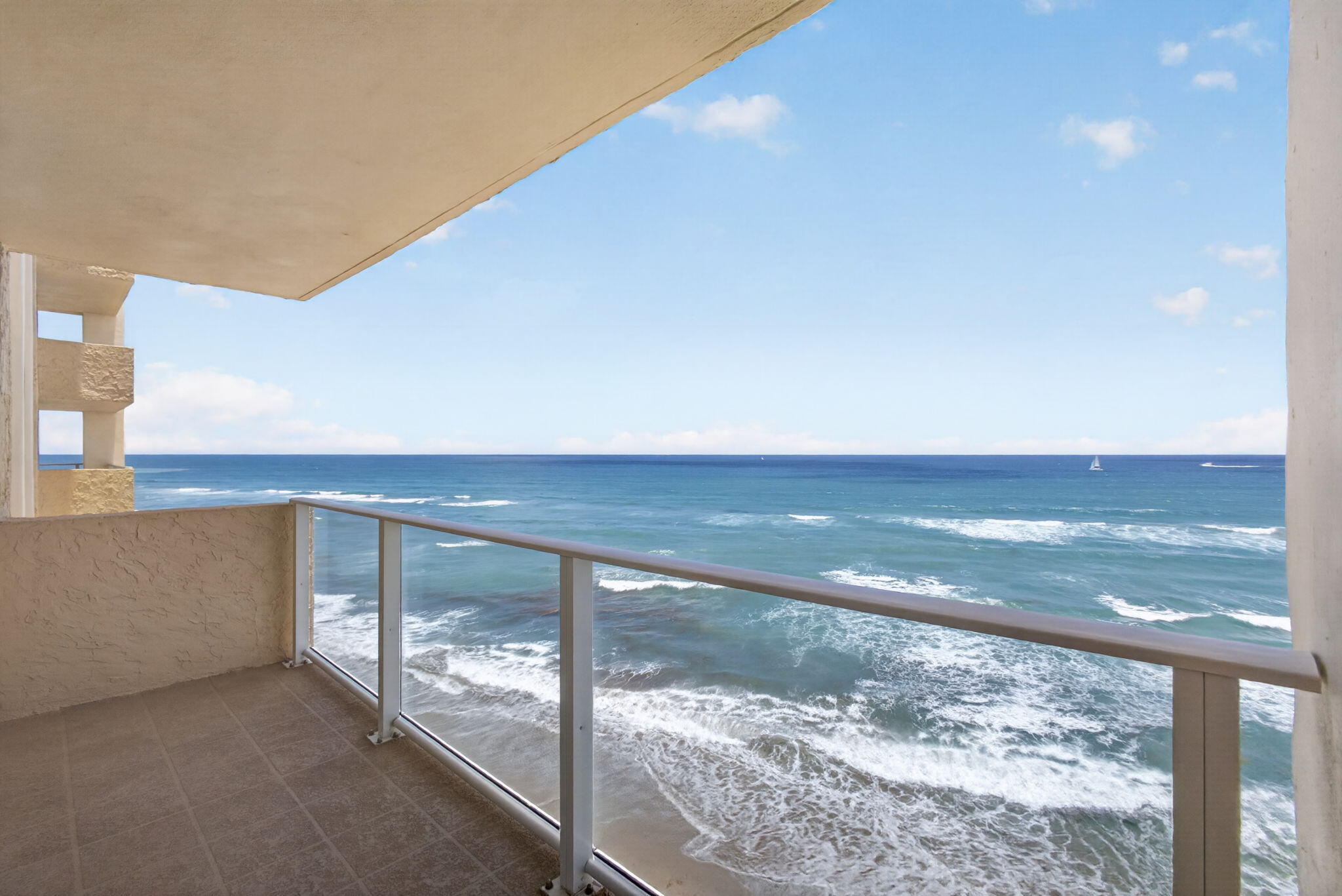 Welcome to this totally remodeled  2-bedroom, 2-bathroom with open chef's kitchen ,waterfront condominium located in the Aquarius Condo community on Singer Island. This residence spans 1,400 square feet of finished living space and is positioned on the 8th floor, offering residents a residence with elevation in a well-established building. The waterfront location provides direct access to the natural beauty and recreational opportunities with ocean and intercostal views that Singer Island offers. Whether you're seeking a retreat or a permanent residence, this condominium presents an opportunity to live in a waterfront setting with practical, well-proportioned living quarters.Pool ,Fitness center, club house with full kitchen, Billiard room, and most important miles of sandy beach