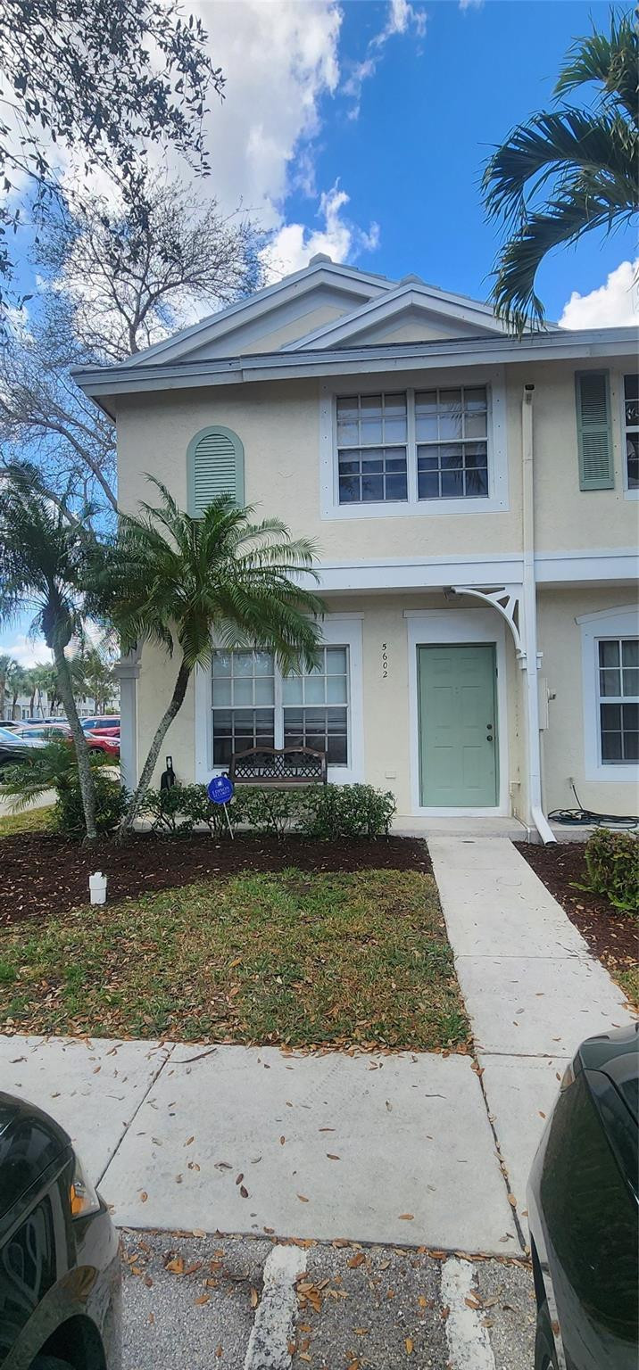 Come and see the spacious 3BR/2.5BA CORNER UNIT, fee-simple townhome in the desired and gated community Coral Reef Club. This community is perfect for families and includes a pool, basketball courts, & child play area. making it an ideal location with highly rated schools and walking distance from a movie theater, mini-golf, and restaurants—with easy access to major highways. With LOW HOA fees. It is investor-friendly! There are no rental restrictions! Pet-friendly and a perfect place to live. This fee-simple property offers the perfect combination of space and value, and you’ll enjoy the privacy and extra natural light that come with corner-unit living, plus the peace of mind knowing your HOA covers building insurance and the new A/C and roof. It is located in a well-maintained community.